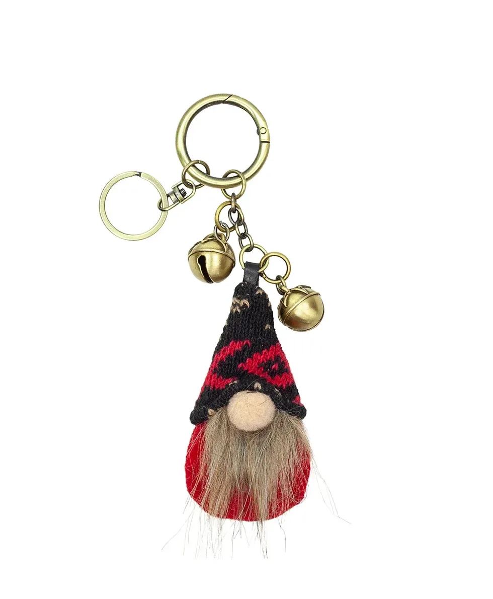 Gnome Bag Charm – Bag Charm – Holiday Nordic Weave