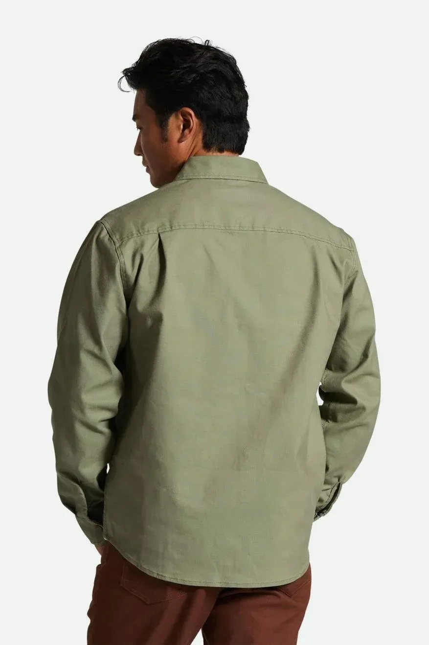 Builders Stretch Overshirt – Olive Surplus