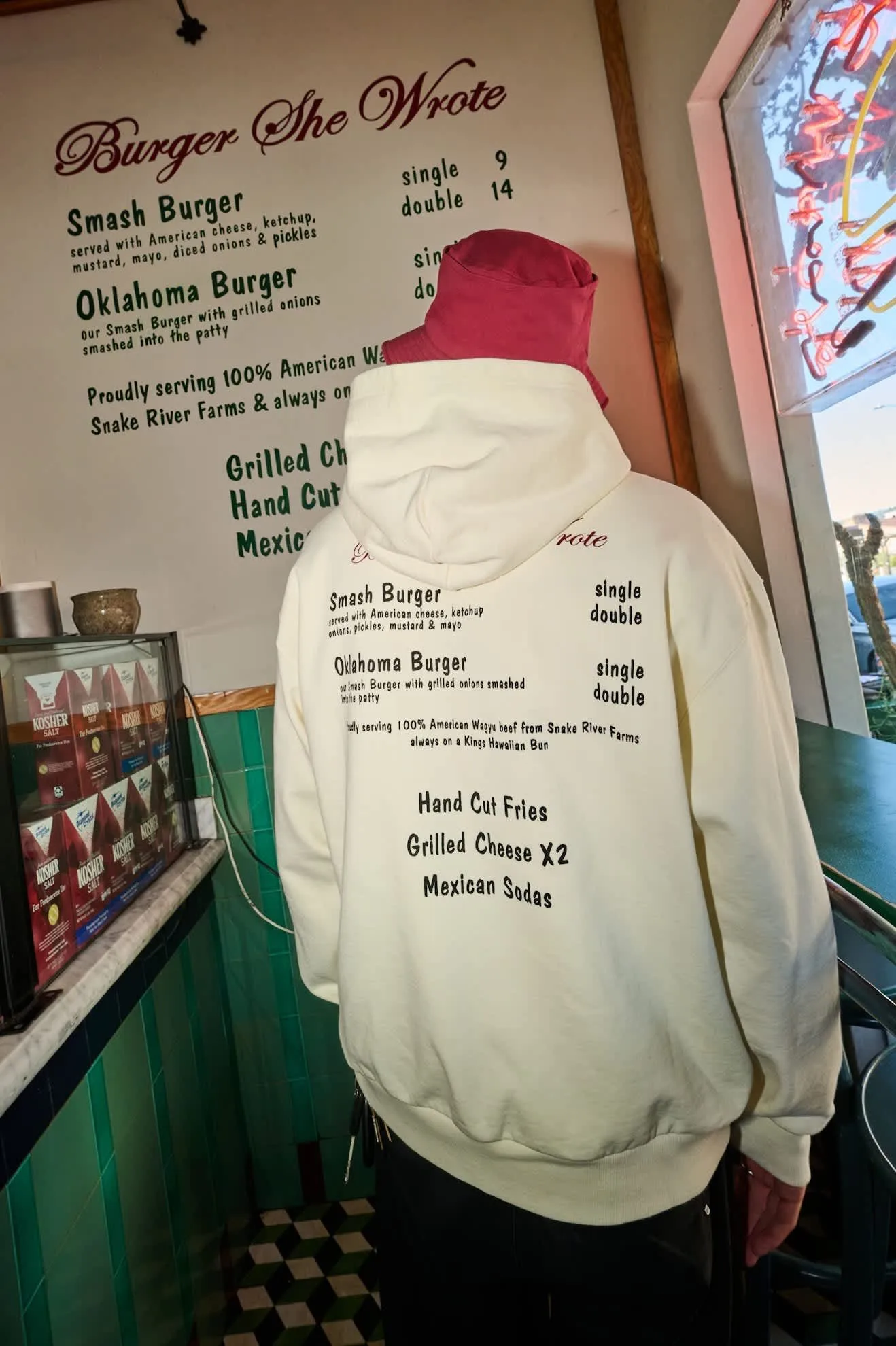 Burger She Wrote Hood – Natural