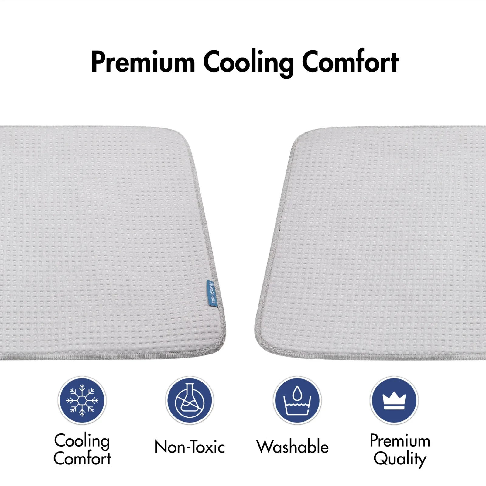 Frostcore™ Cooling Mat (2-pack) Waffle Grey