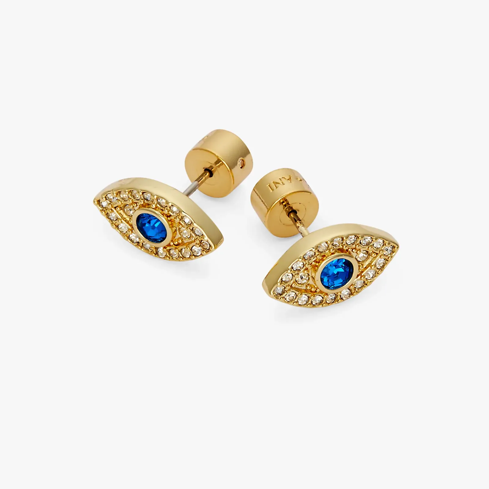 Pave Evil Eye Studs