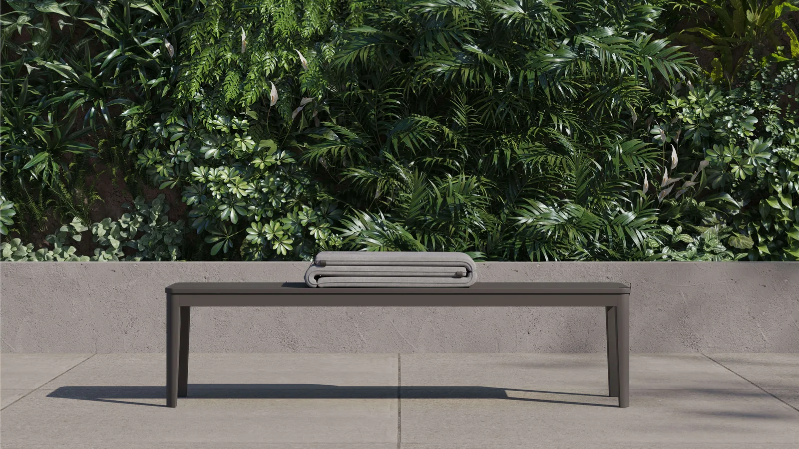 Aluminum Outdoor Dining Bench