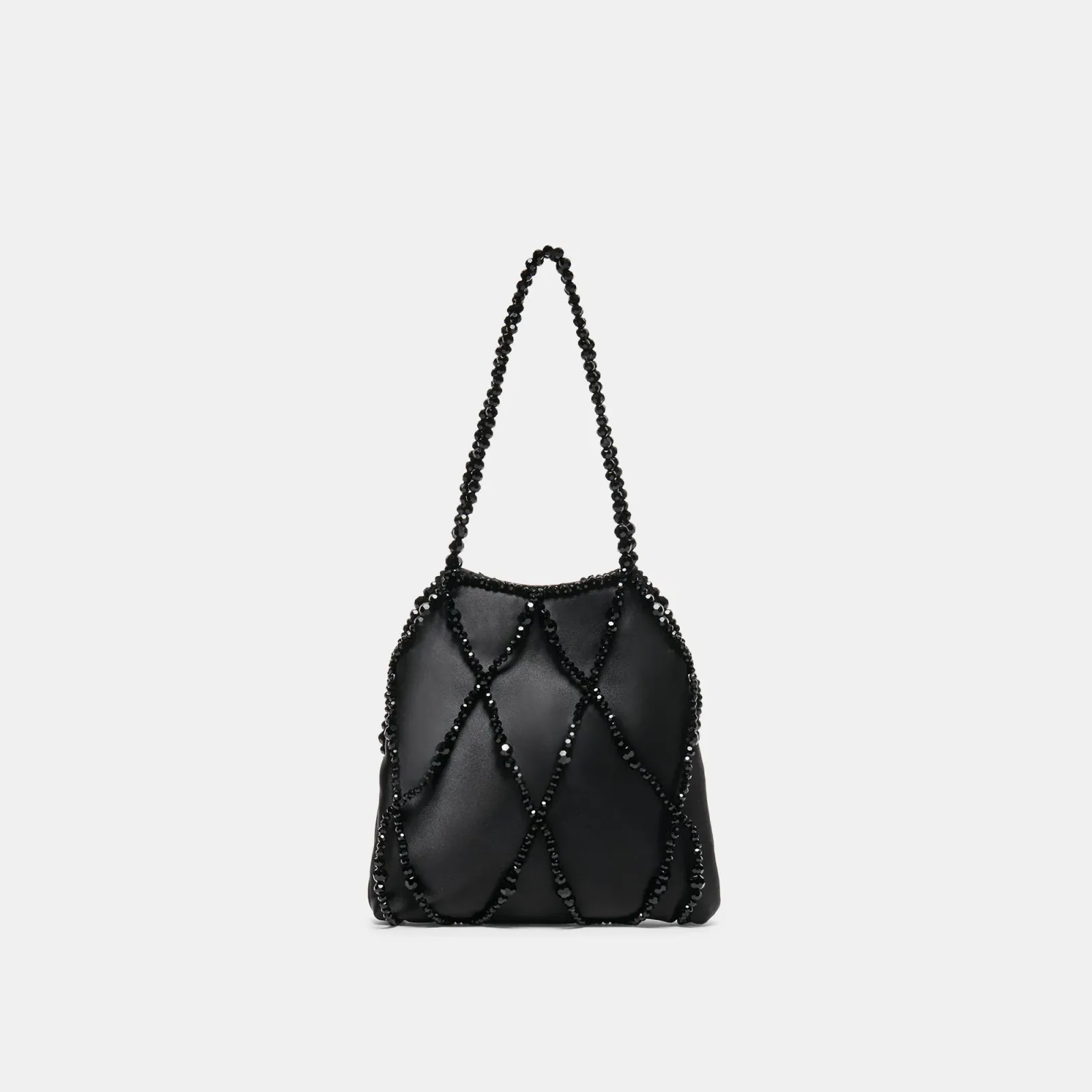 Serilda Handbag Black Satin