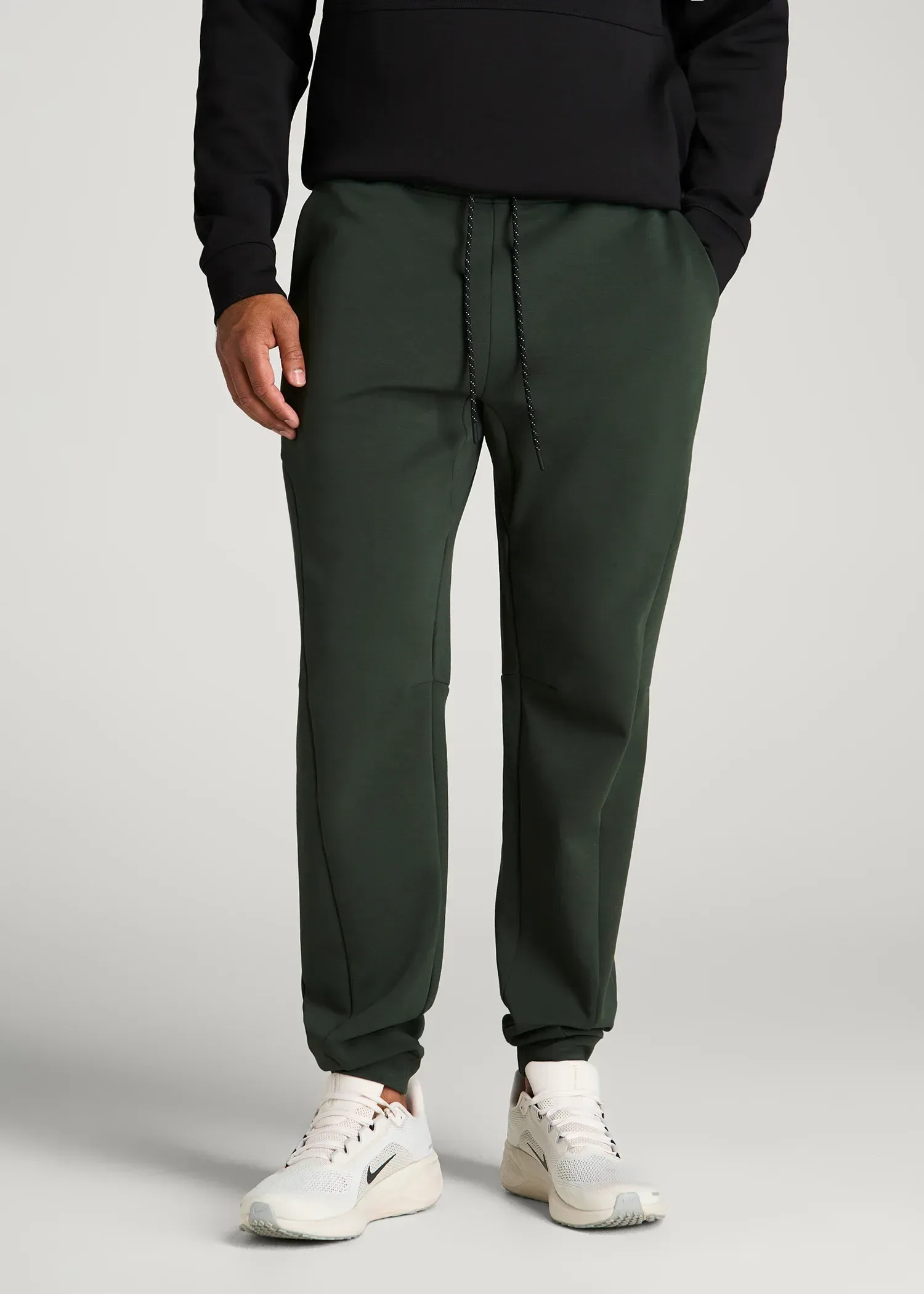 Tech Motion Fleece Joggers for Tall Men in Boreal Forest
