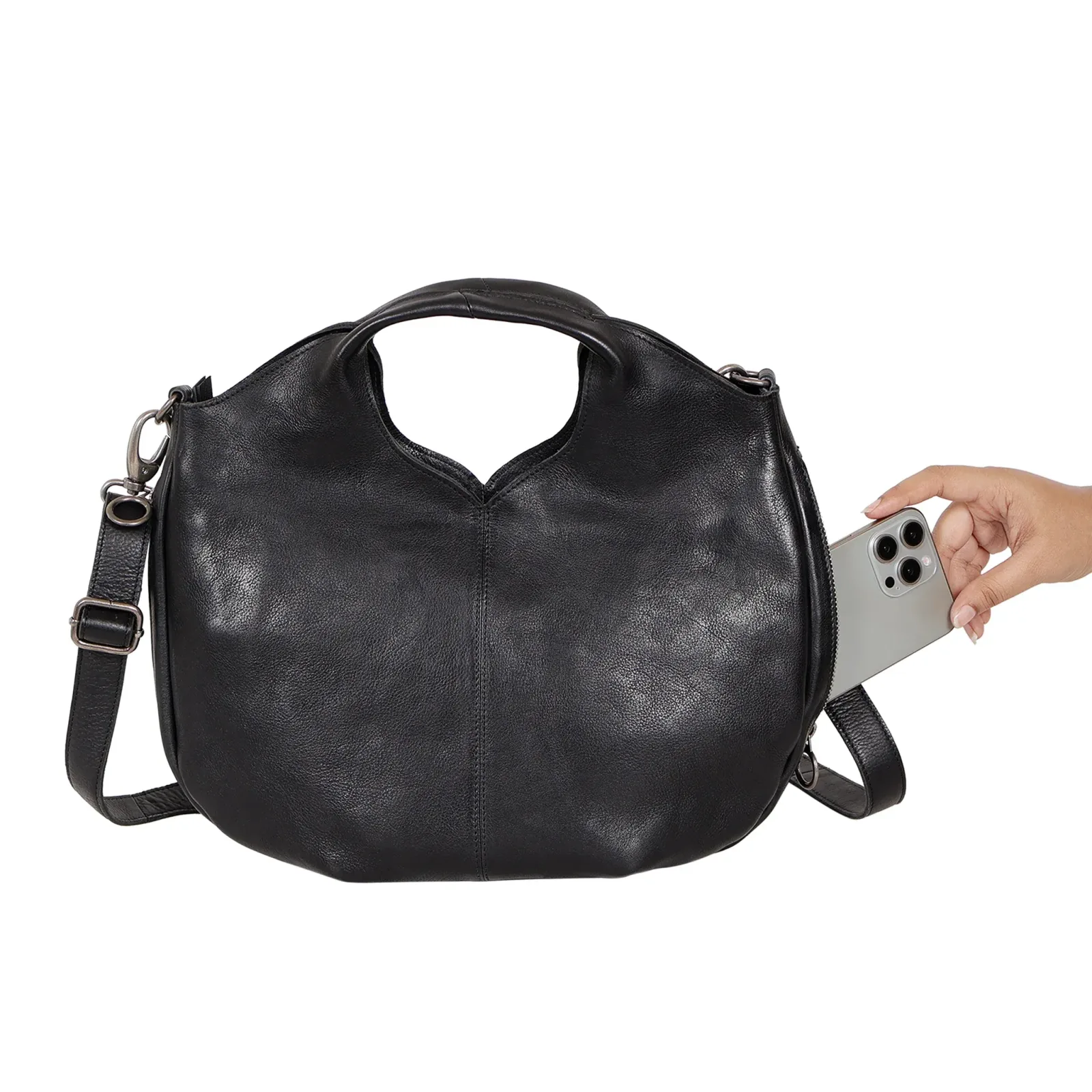 Darby Leather Crossbody Bag