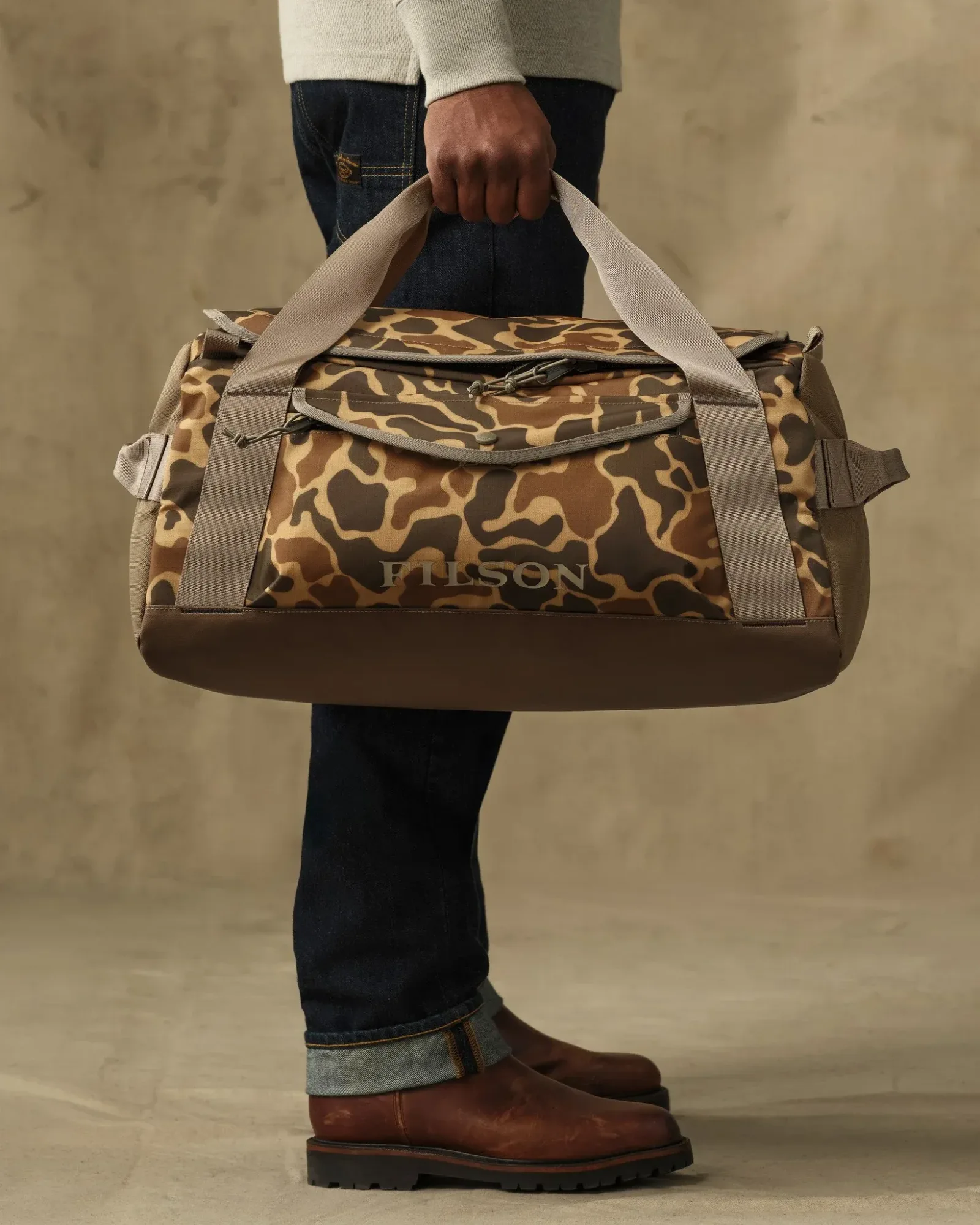 All-Weather 40L Duffle – Buckskin Camo