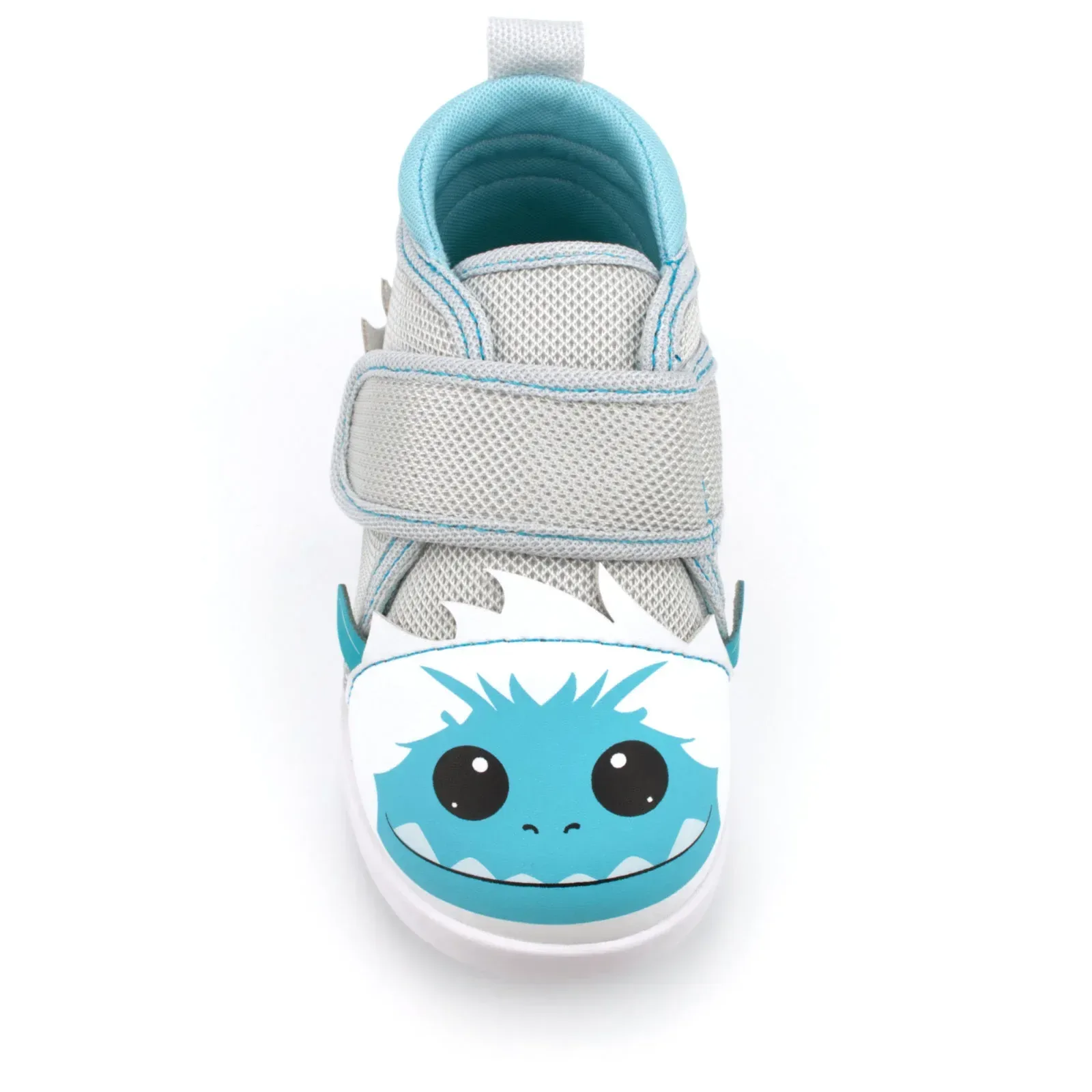 Yeti Squeaky Toddler Shoes for Boys and Girls V2 – White/Gray