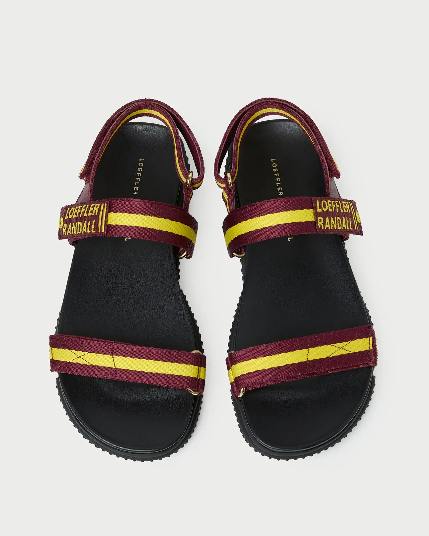 Arlo Maroon/Yellow Sport Sandal