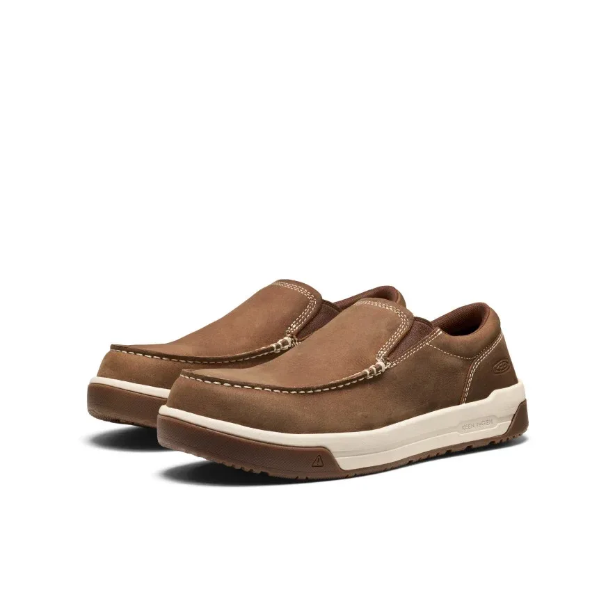 Men's Gibson Slip-On Work Shoe (Carbon Toe) – Belgian/Gum