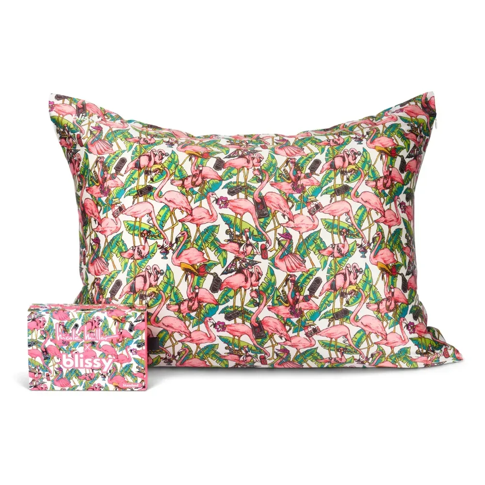Pillowcase – Nicole Miller – Flamingo – King