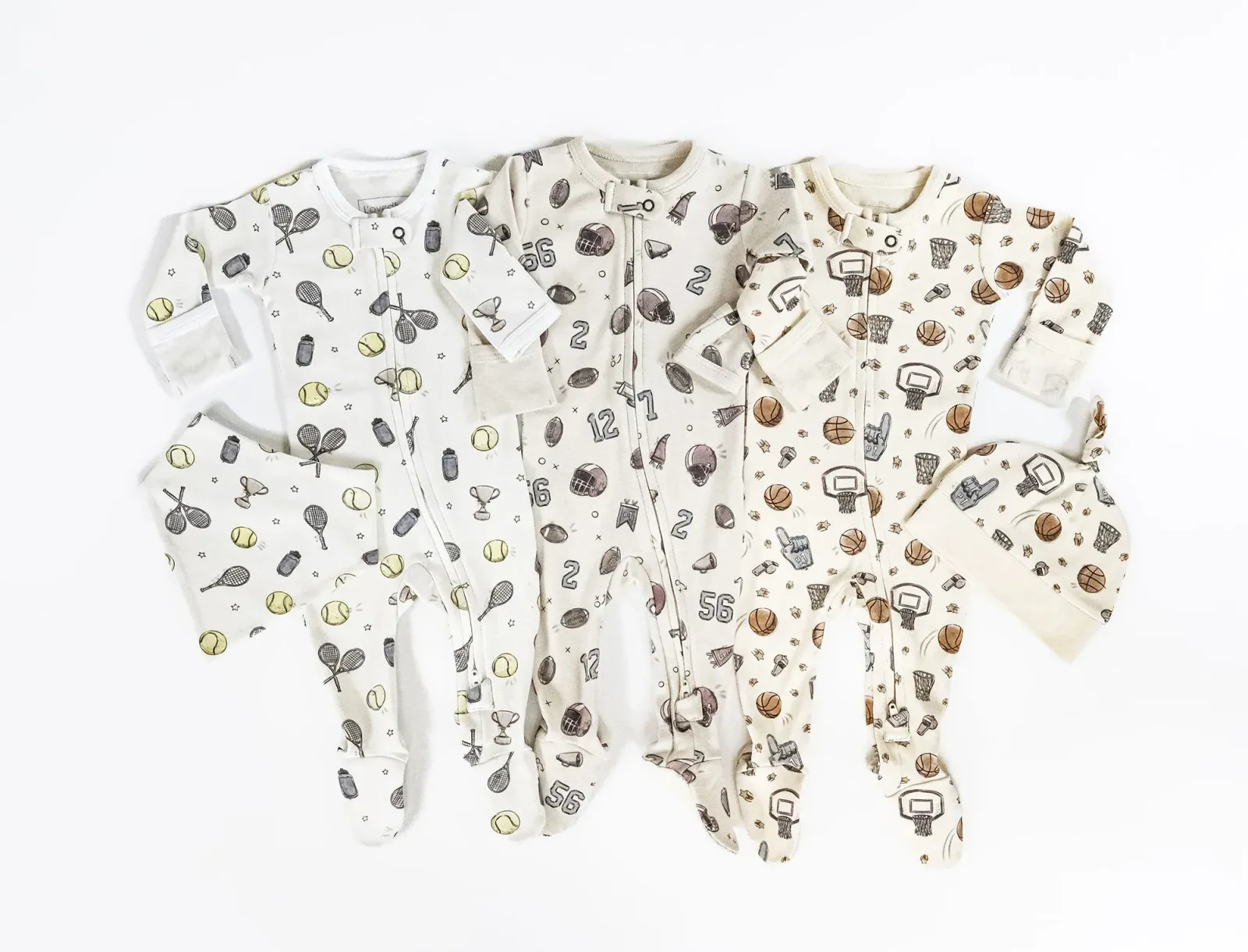 Little Ace – Organic Zipper Footie