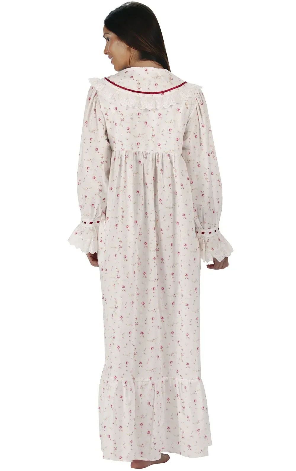 The 1 For U – Amelia Long Sleeve Cotton Nightgown
