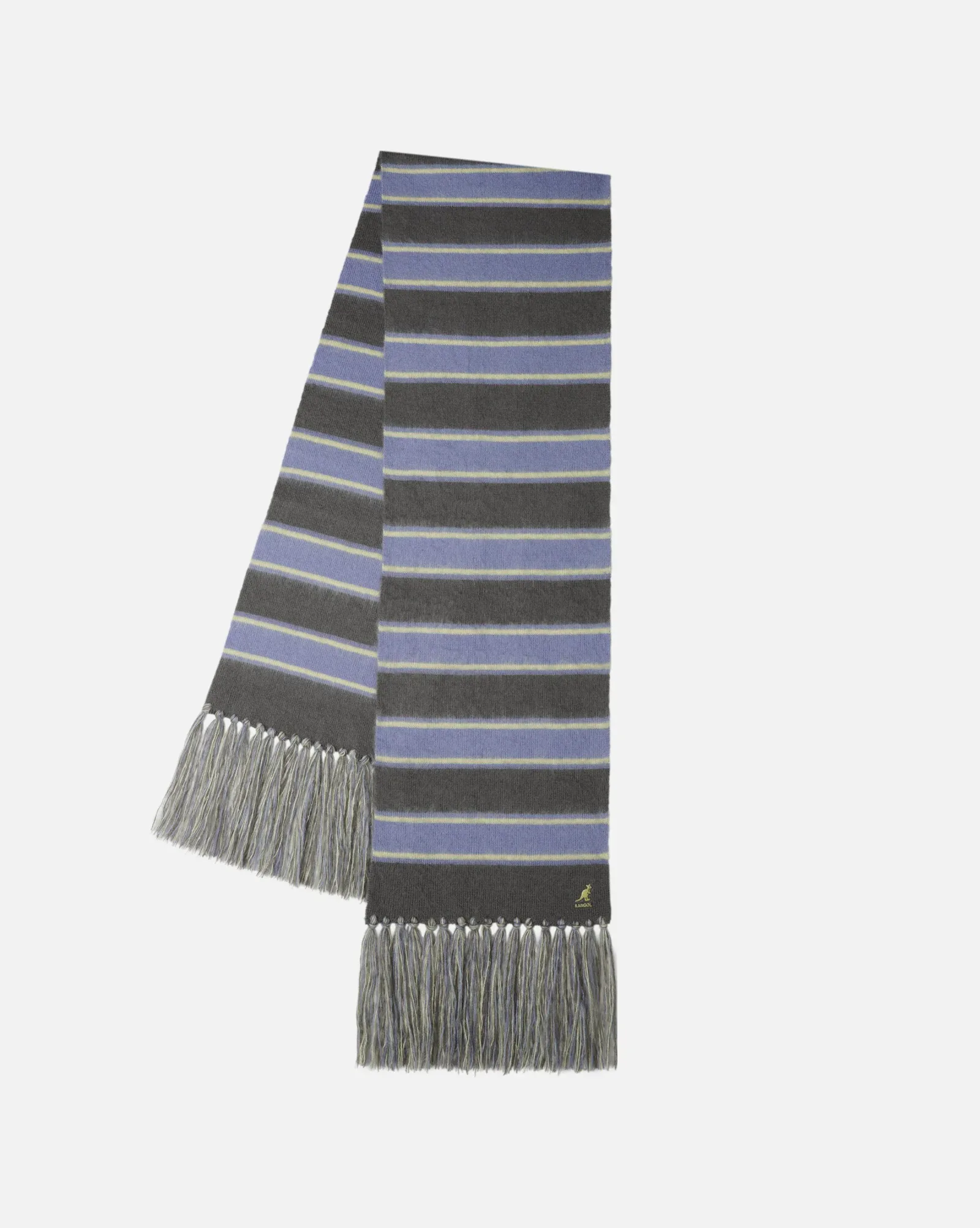 Fuzzy Stripe Scarf