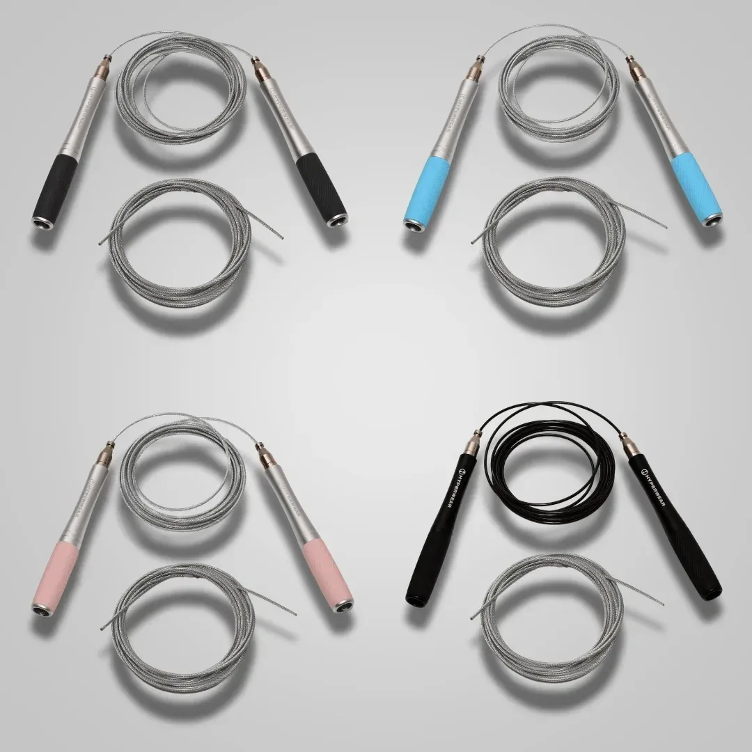 Hyperwear Speed Jump Rope – Adjustable Jump Rope for Cardio, Speed, and Agility Training