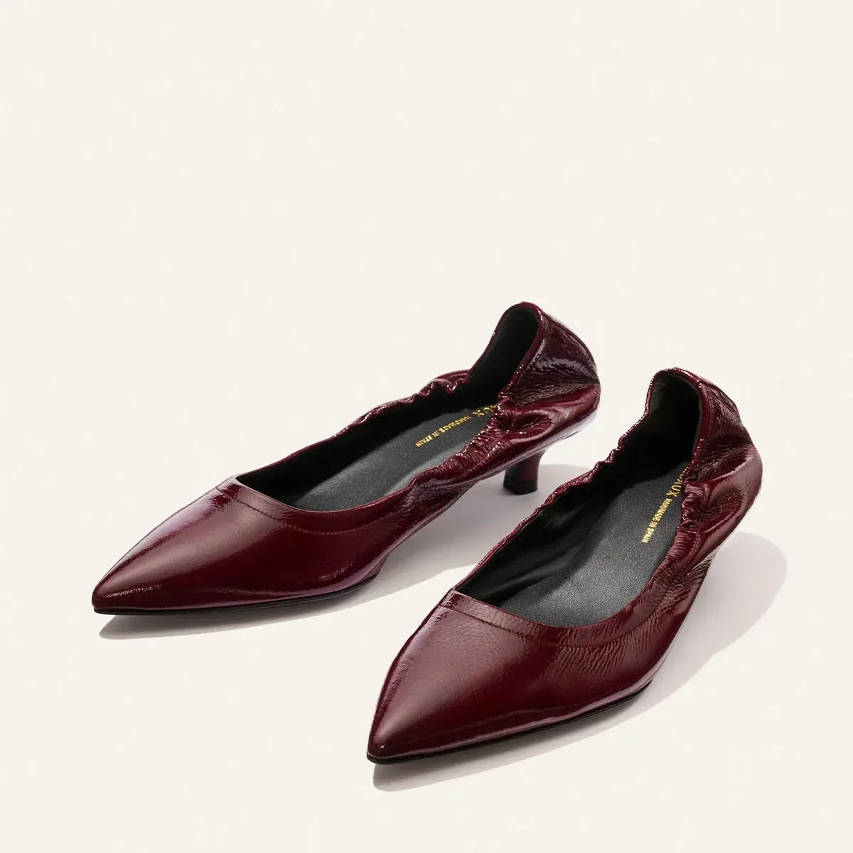 The Roma 40 – Merlot Crinkle Patent