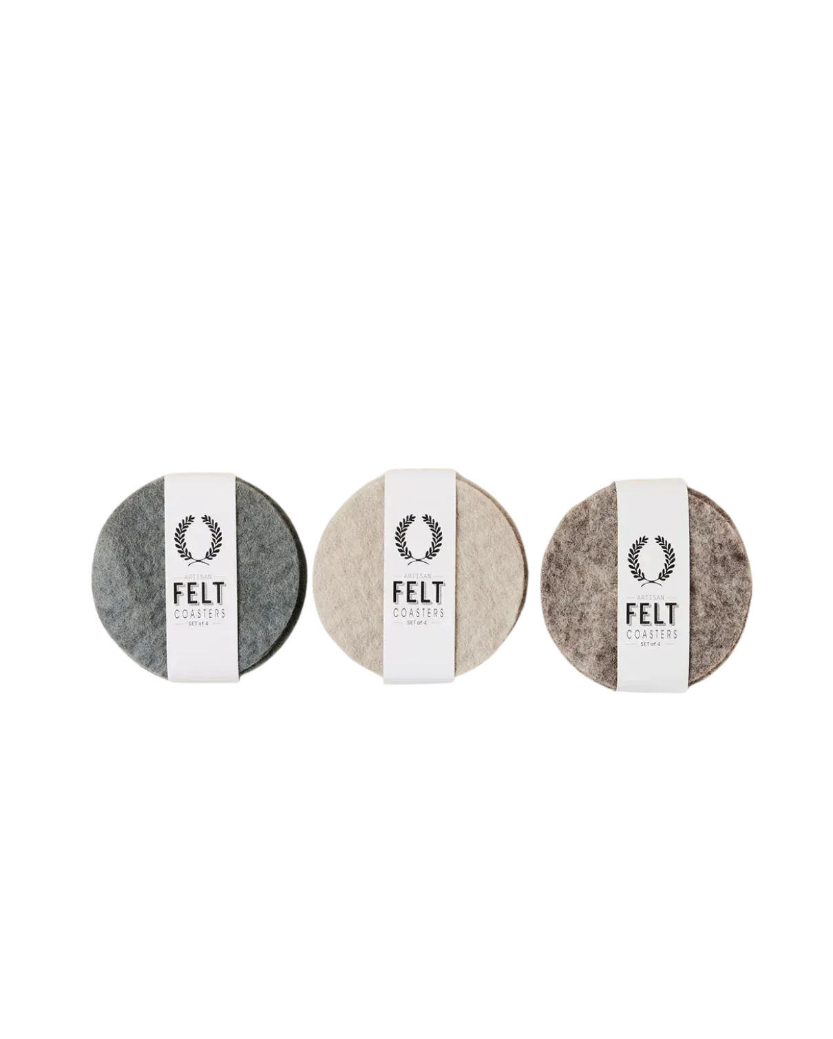 Artisan Felt Coasters – Set of 4