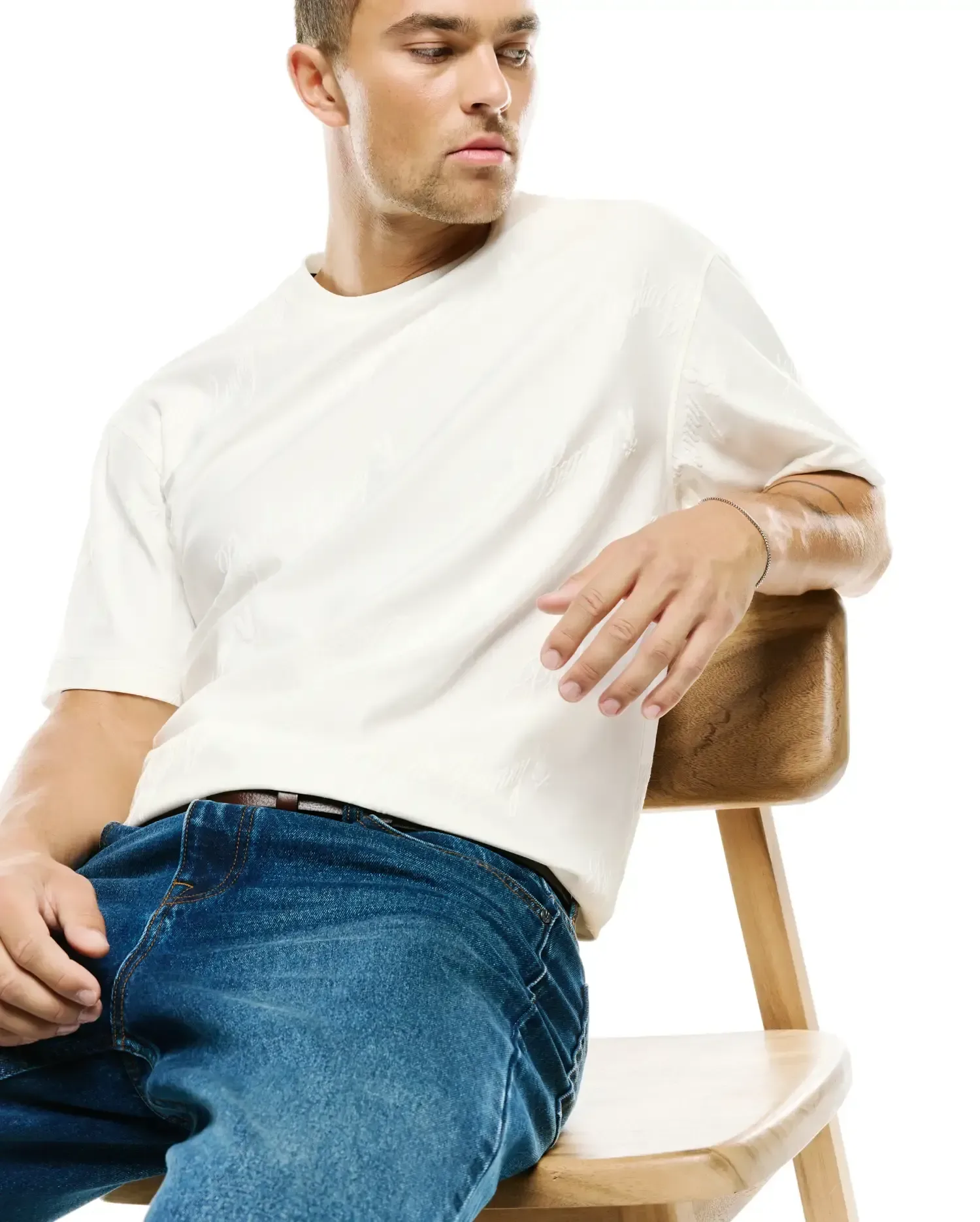 MENS LENNY RELAXED JACQUARD TEE – MT0200441