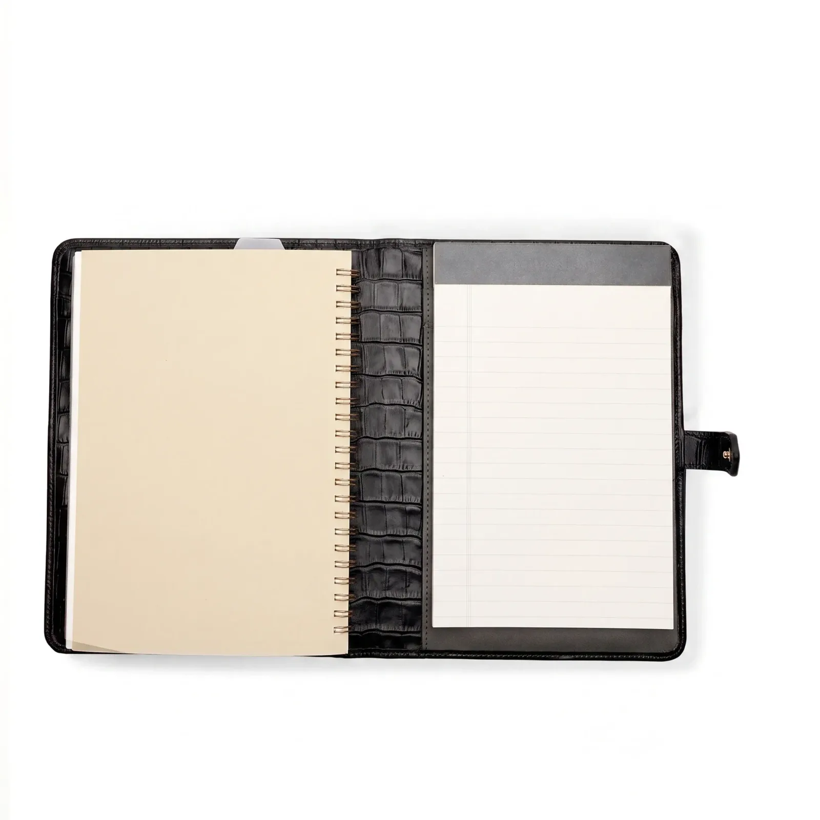 A5 2-in-1 Journal Gift Set Black Croc