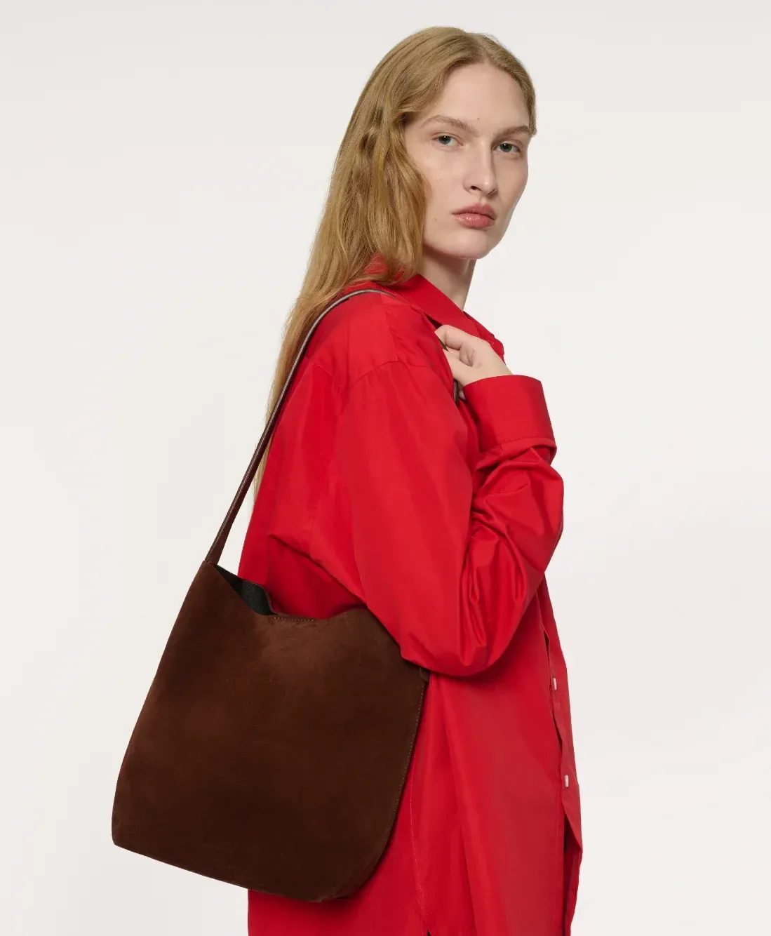 Small Everyday Cabas – Chocolate Suede