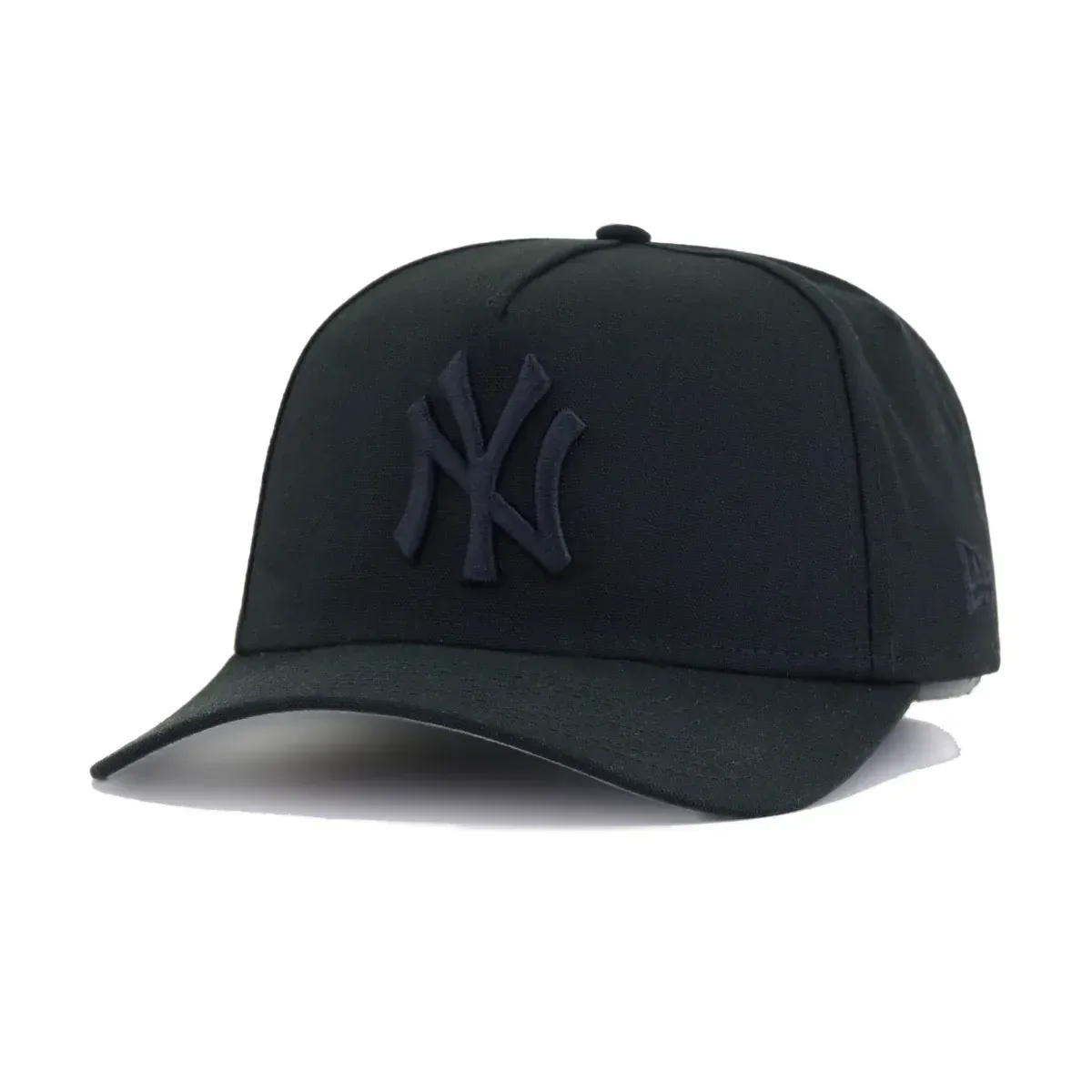 New York Yankees Black Cotton Canvas New Era 9Forty A-Frame Snapback