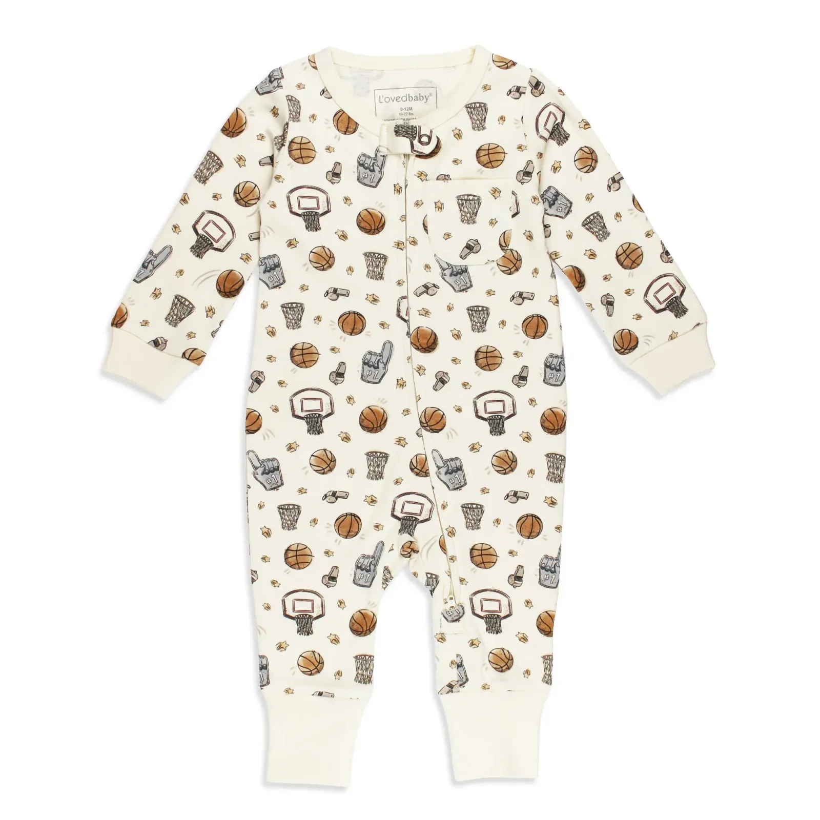 Hoops – Organic Zipper Romper