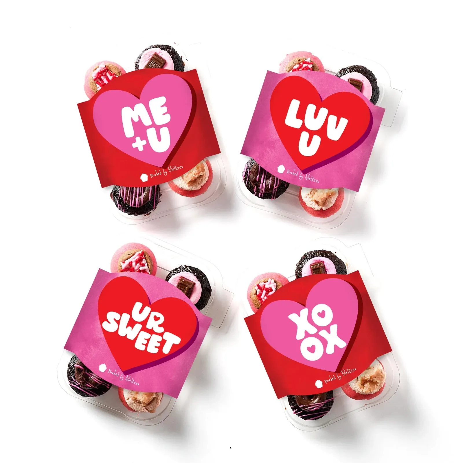 All My Valentines Cupcakes 6-Pack (Bundle of 4)