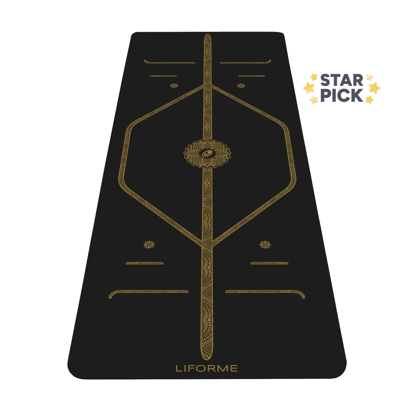 Liforme Black & Gold Yoga Mat