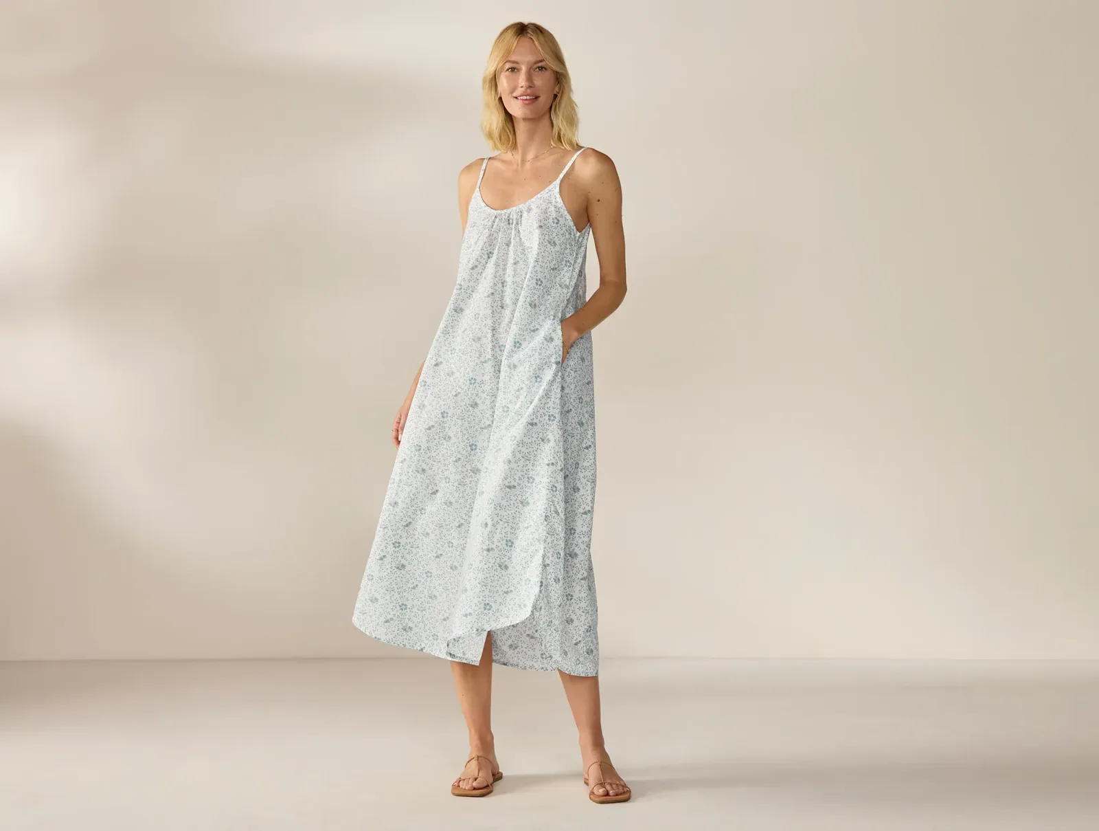 Women’s Isla Organic Cotton Night Dress – Renewed