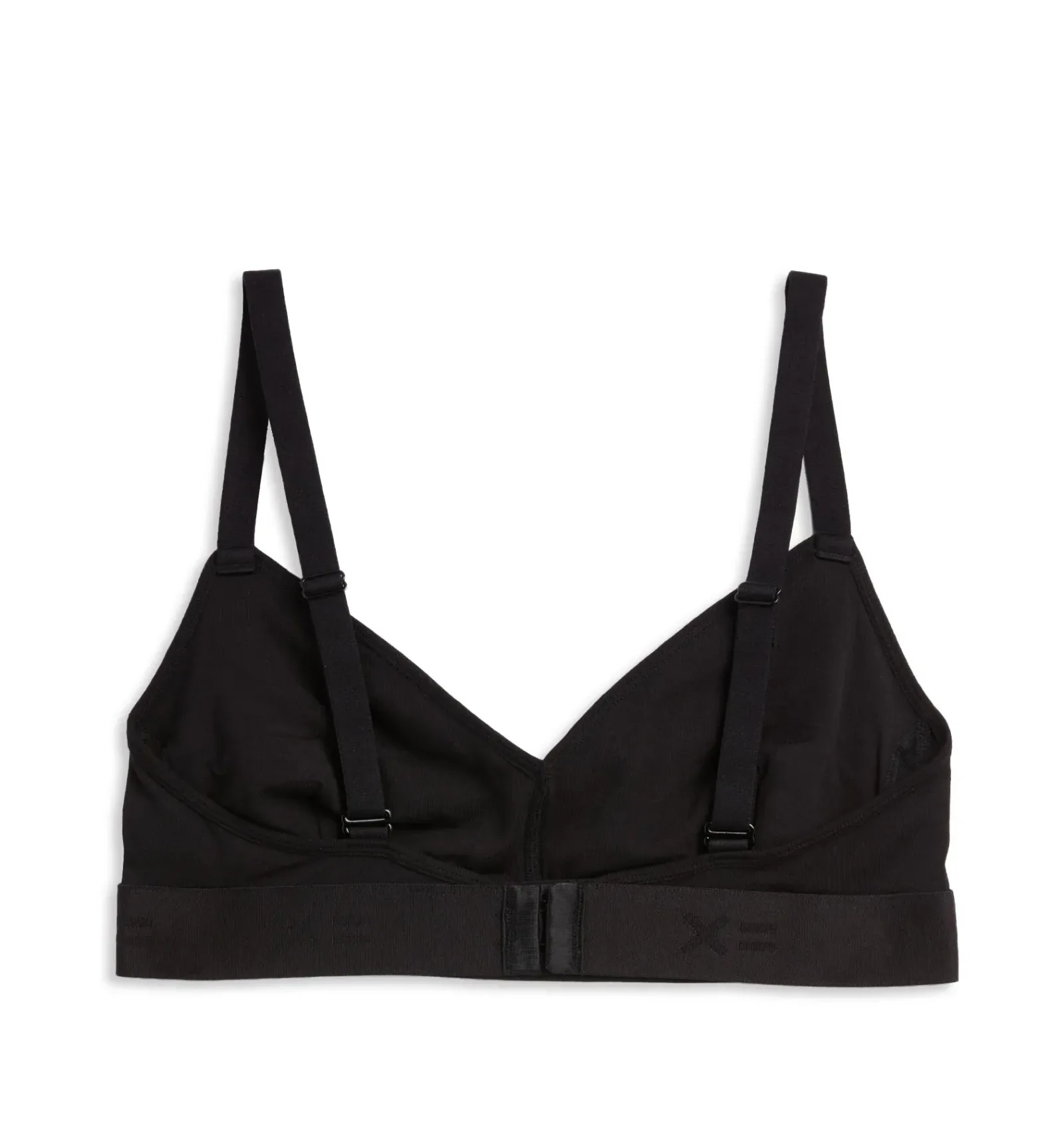 Adjustable Triangle Bralette – TENCEL™ Modal Black X= Imperfects