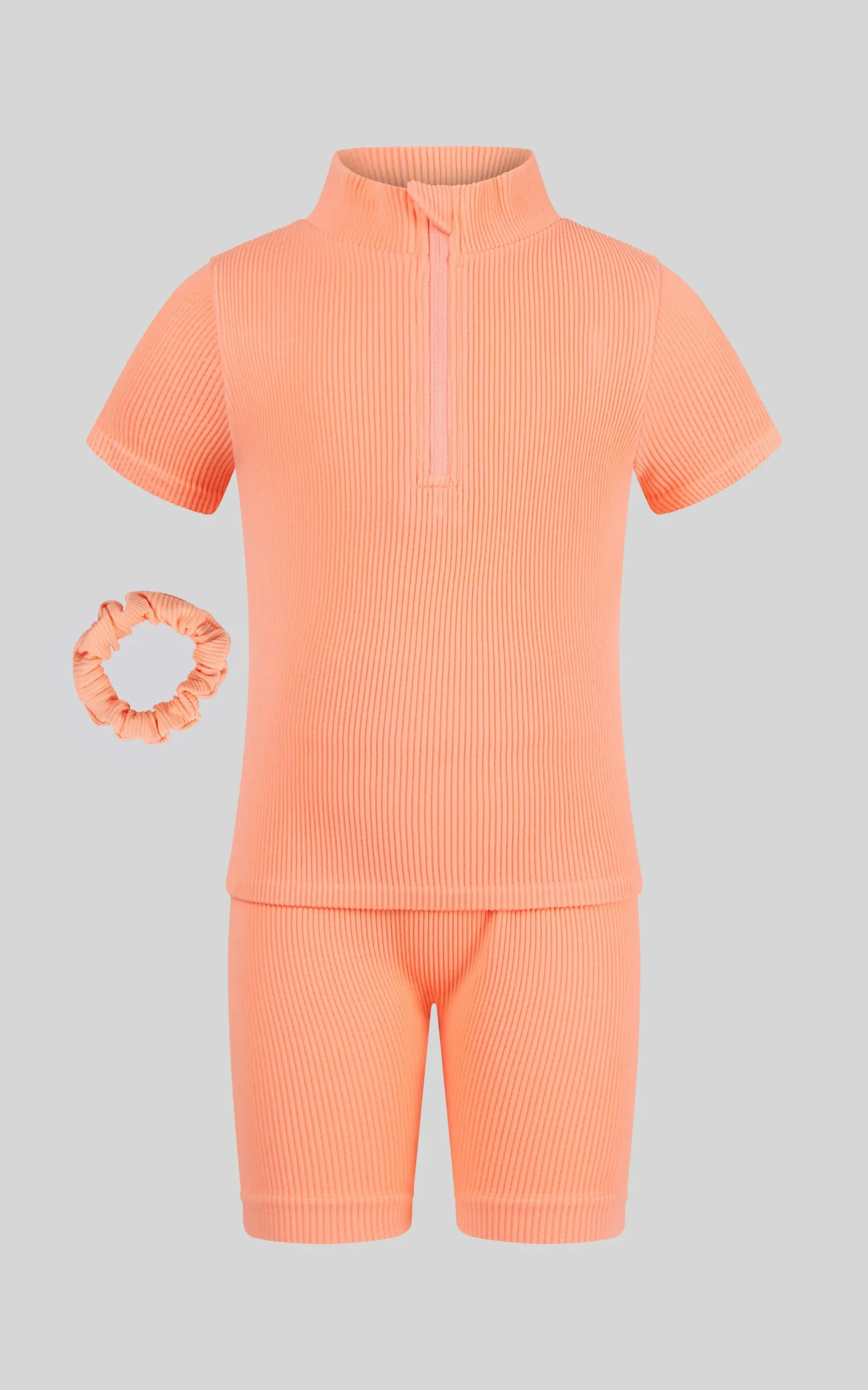 Toddler Girls Rib Seamless Top & Short Set
