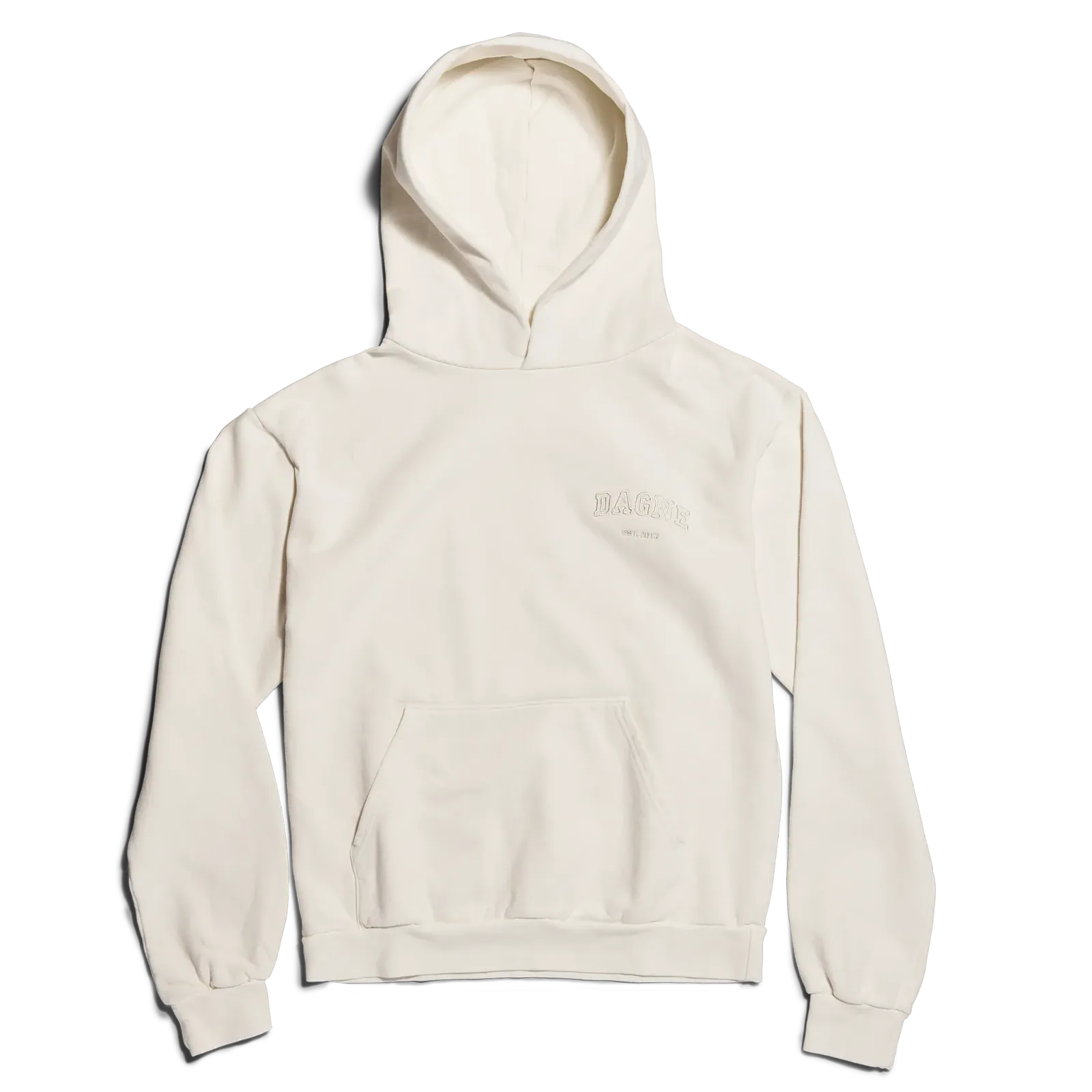 Varsity Logo Hoodie in Moonbeam, 4X