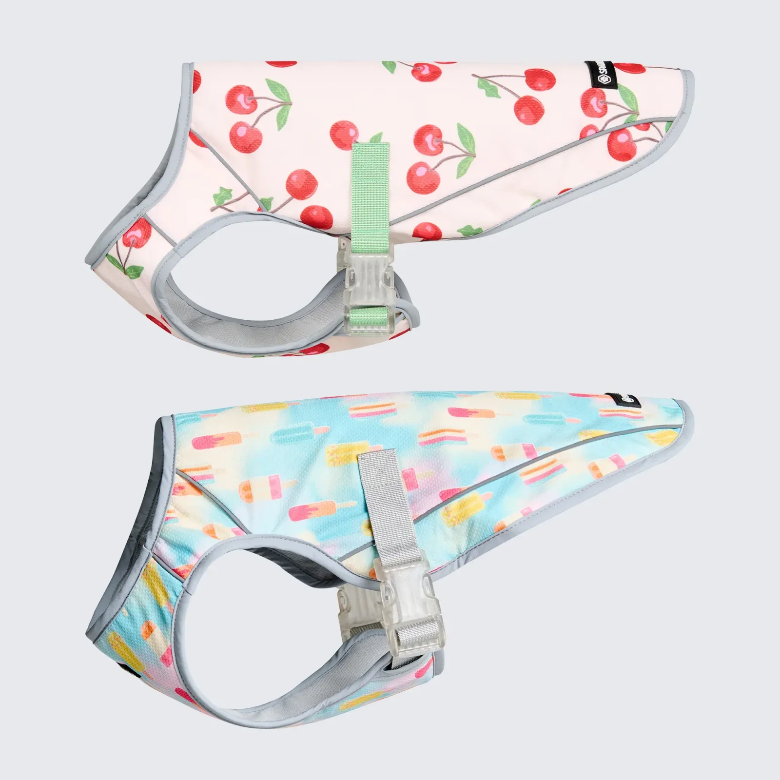 Dog Cooling Vest (2-pack) – Cherries & Popsicles