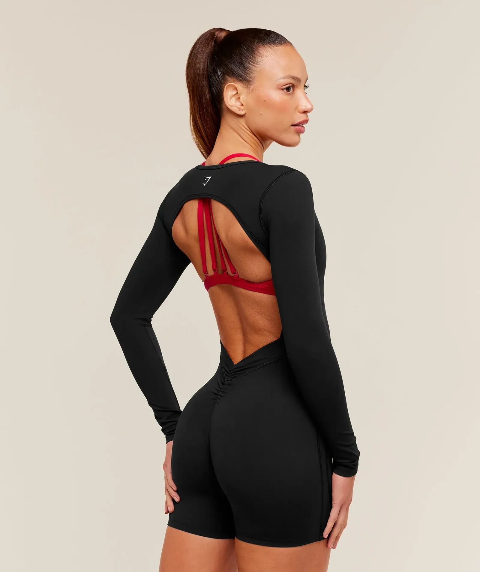 Gymshark Lifting Dipped Waistband All-In-One – Black