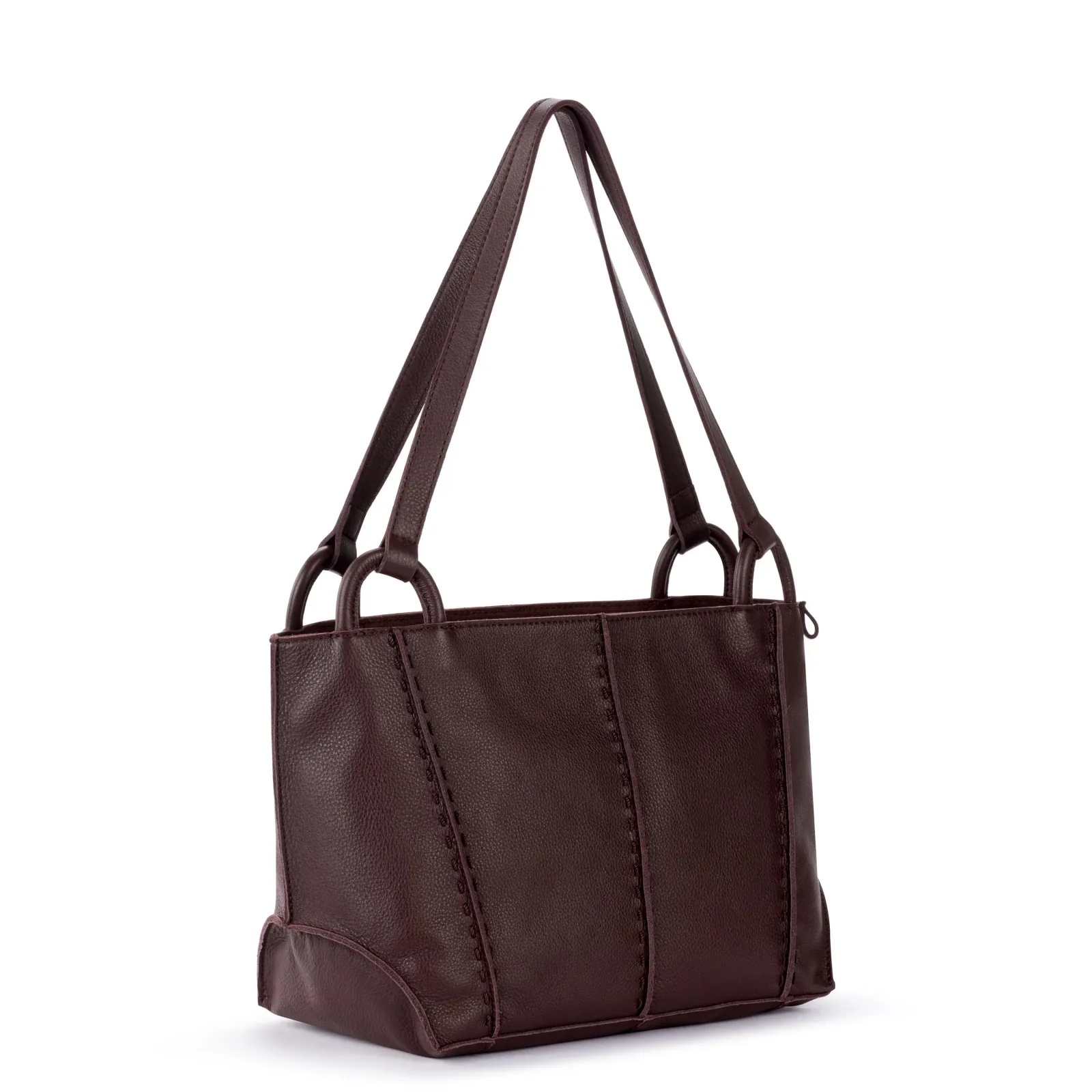 Los Feliz Satchel – Leather – Mahogany