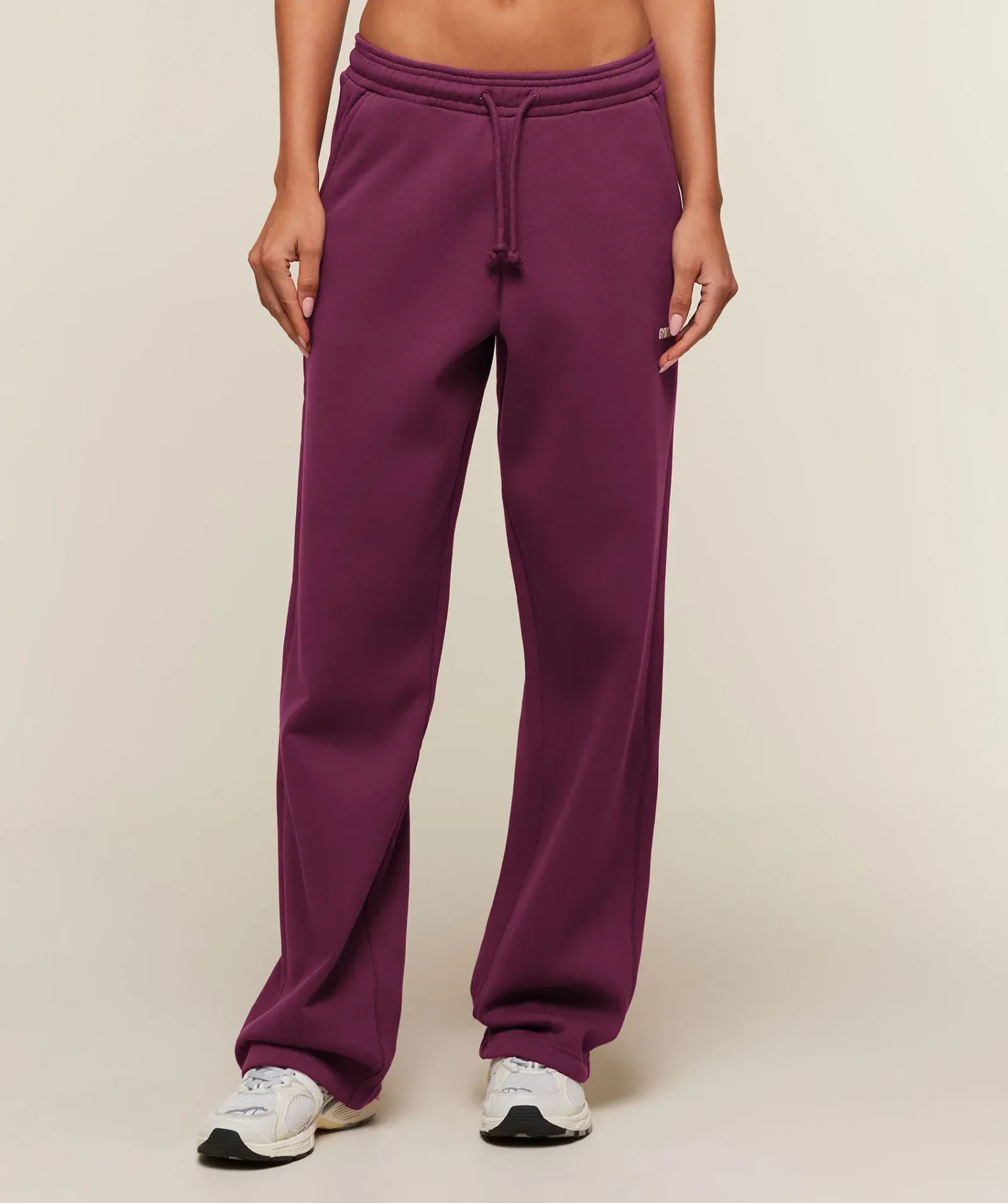 Gymshark Cosy Luxe Straight Leg Tall Joggers – Strength Pink