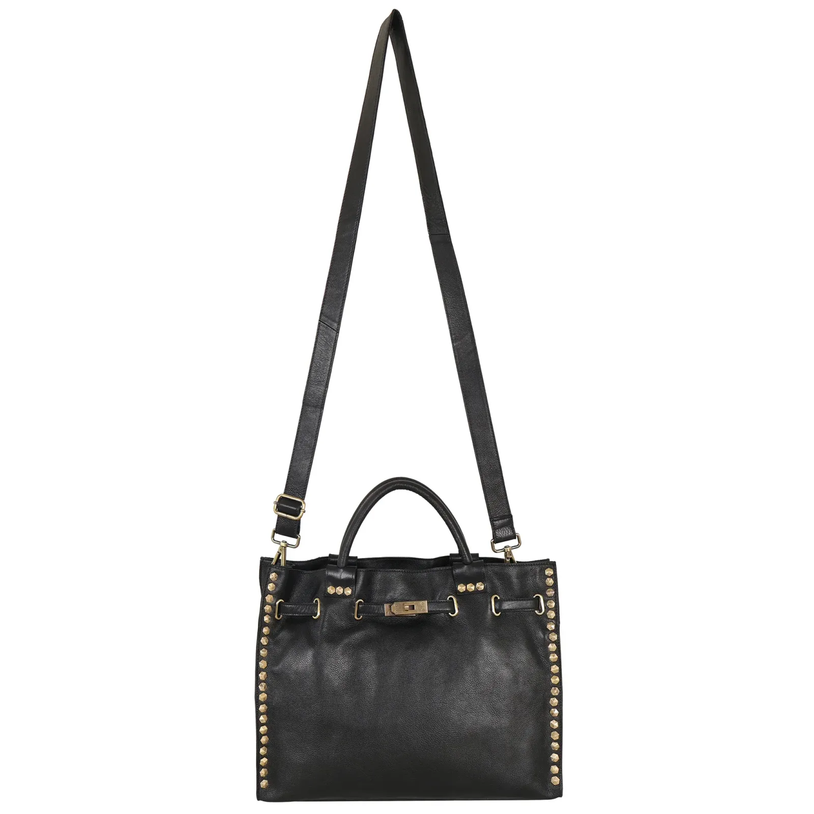 Mare Milled Leather Crossbody Bag