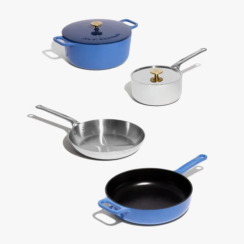 6-Piece Full Cookware Set – French Blue