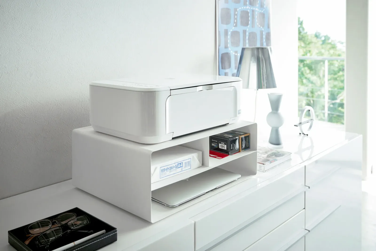 Rolling Printer Stand – Steel
