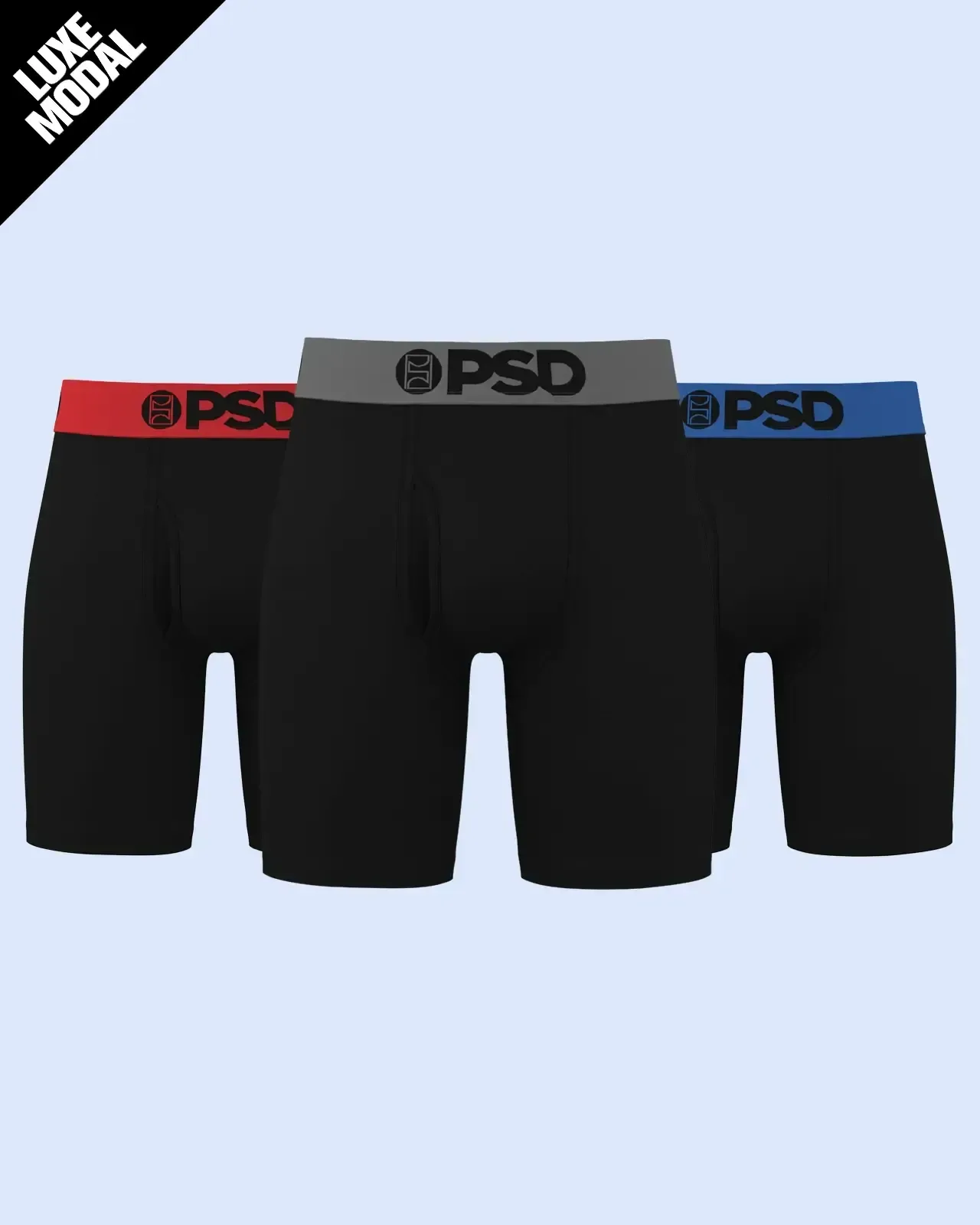 Luxe Modal 3 Pack – Jet Black