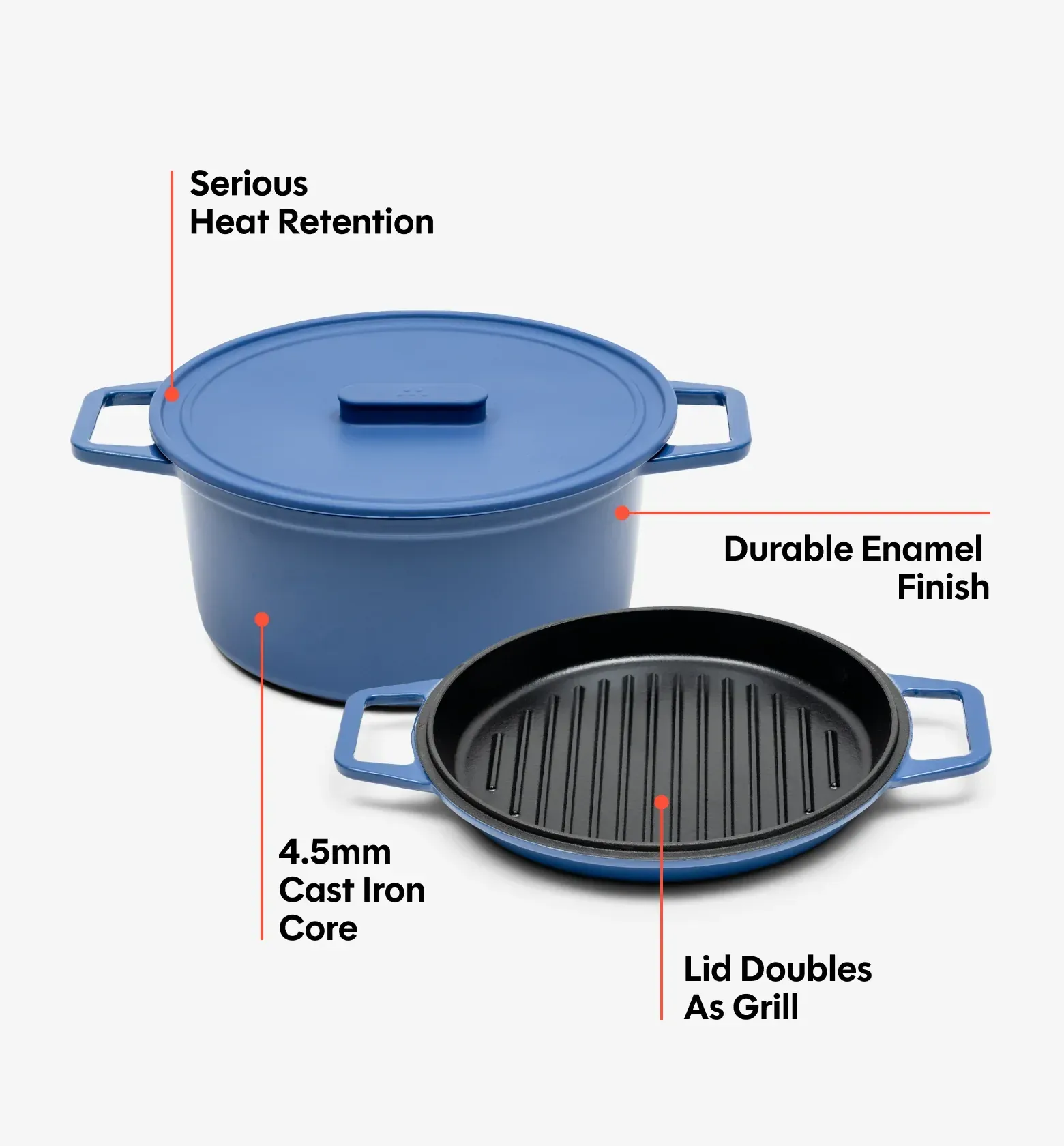 Enamel Cast-Iron Dutch Oven – Final Sale