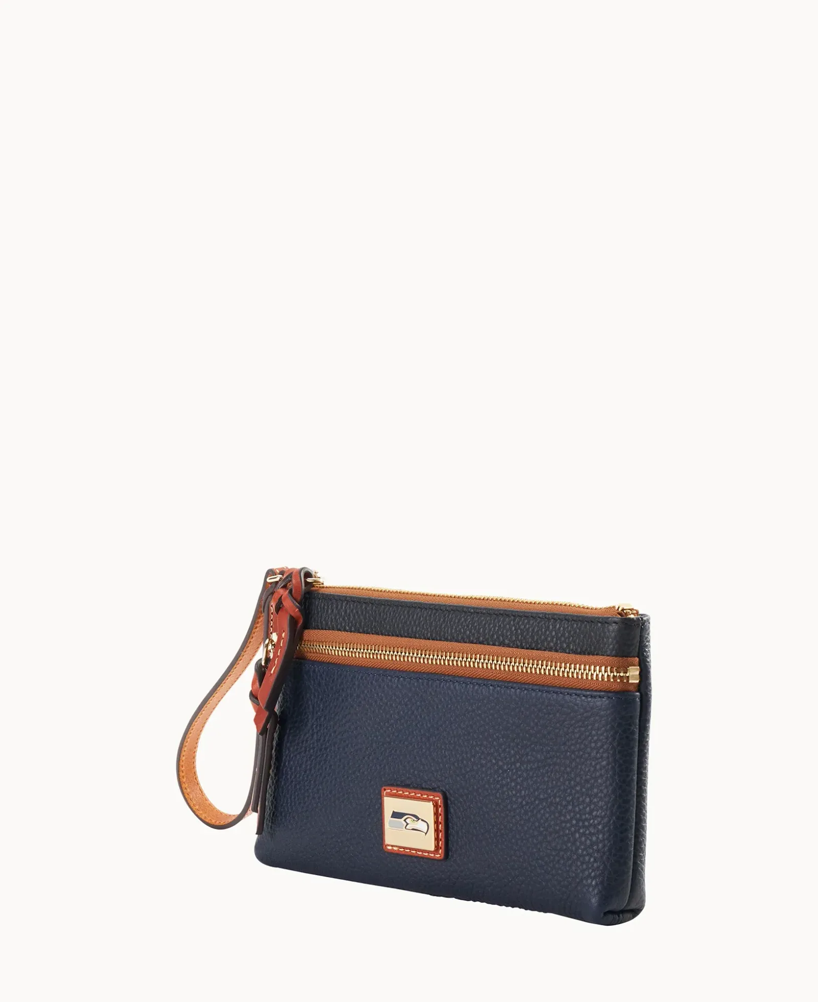 NFL Seahawks Double Zip Wristlet