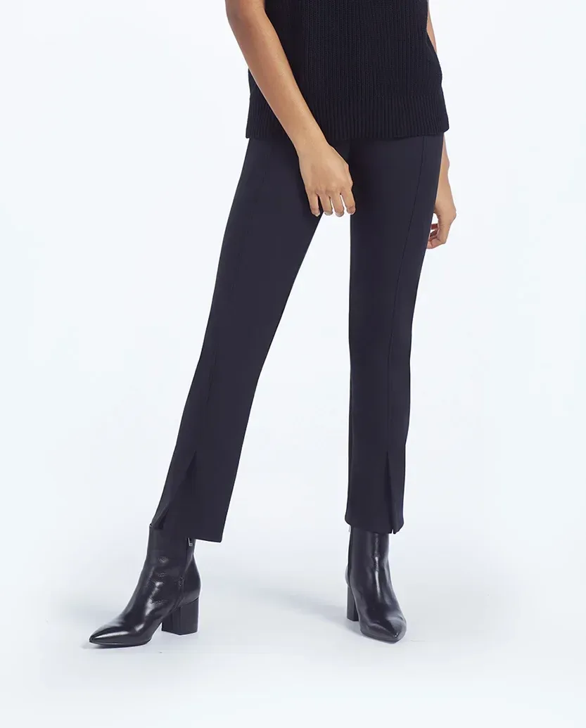 The Multitasking Slit Front Ankle Pant – Sea Urchin