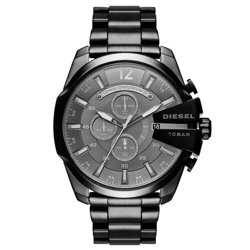 Diesel DZ4355 Mega Chief Chronograph Black Dial Men's Watch