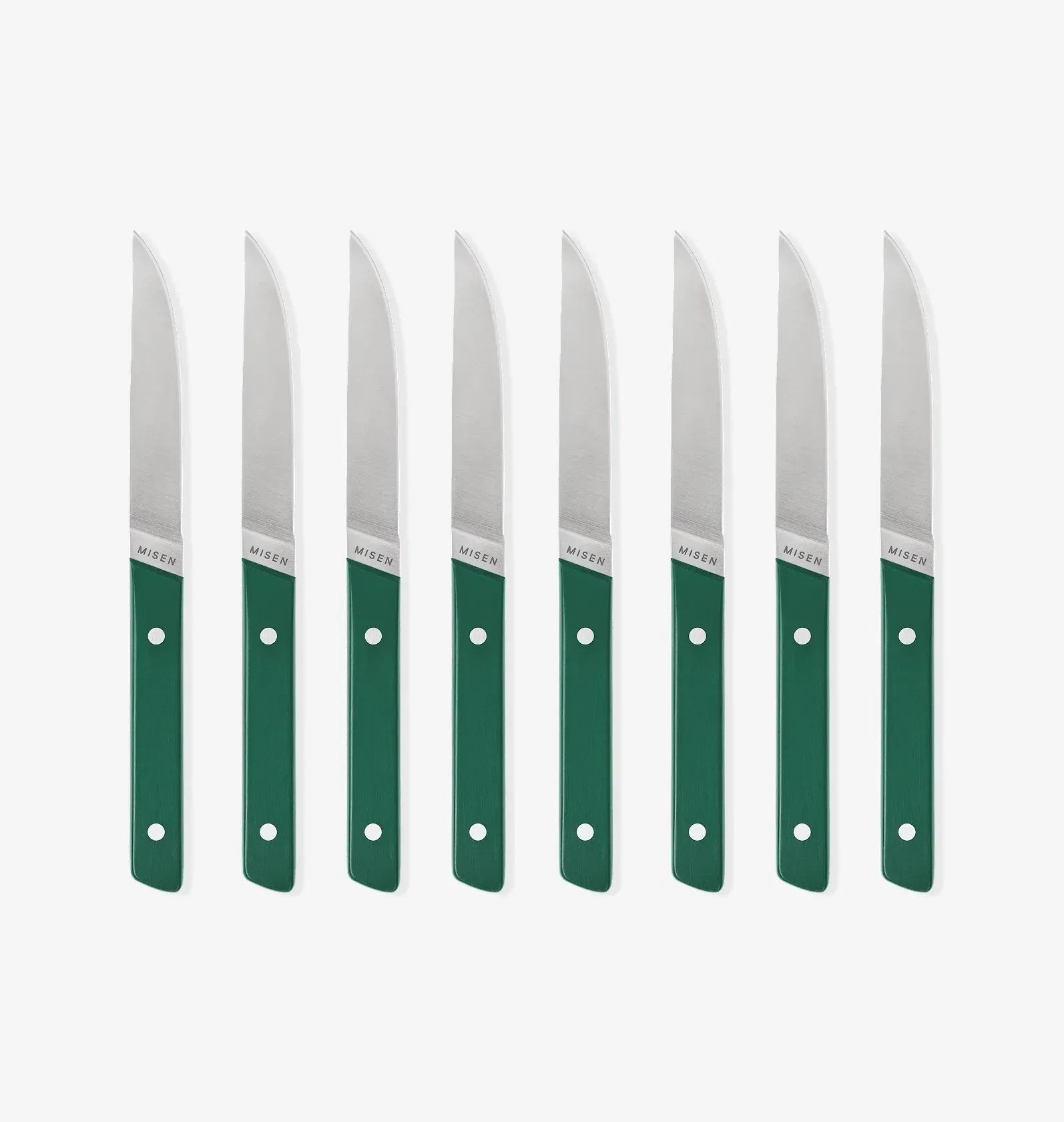 8-Piece Straight-Edge Steak Knives (ACUTO440) – Green