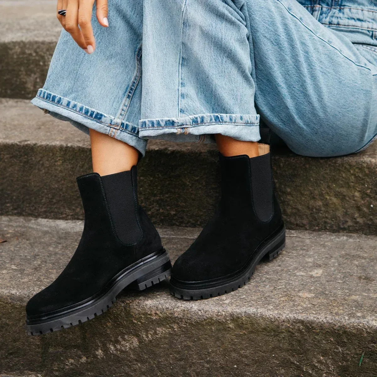 The West Chelsea Boot – Black Suede