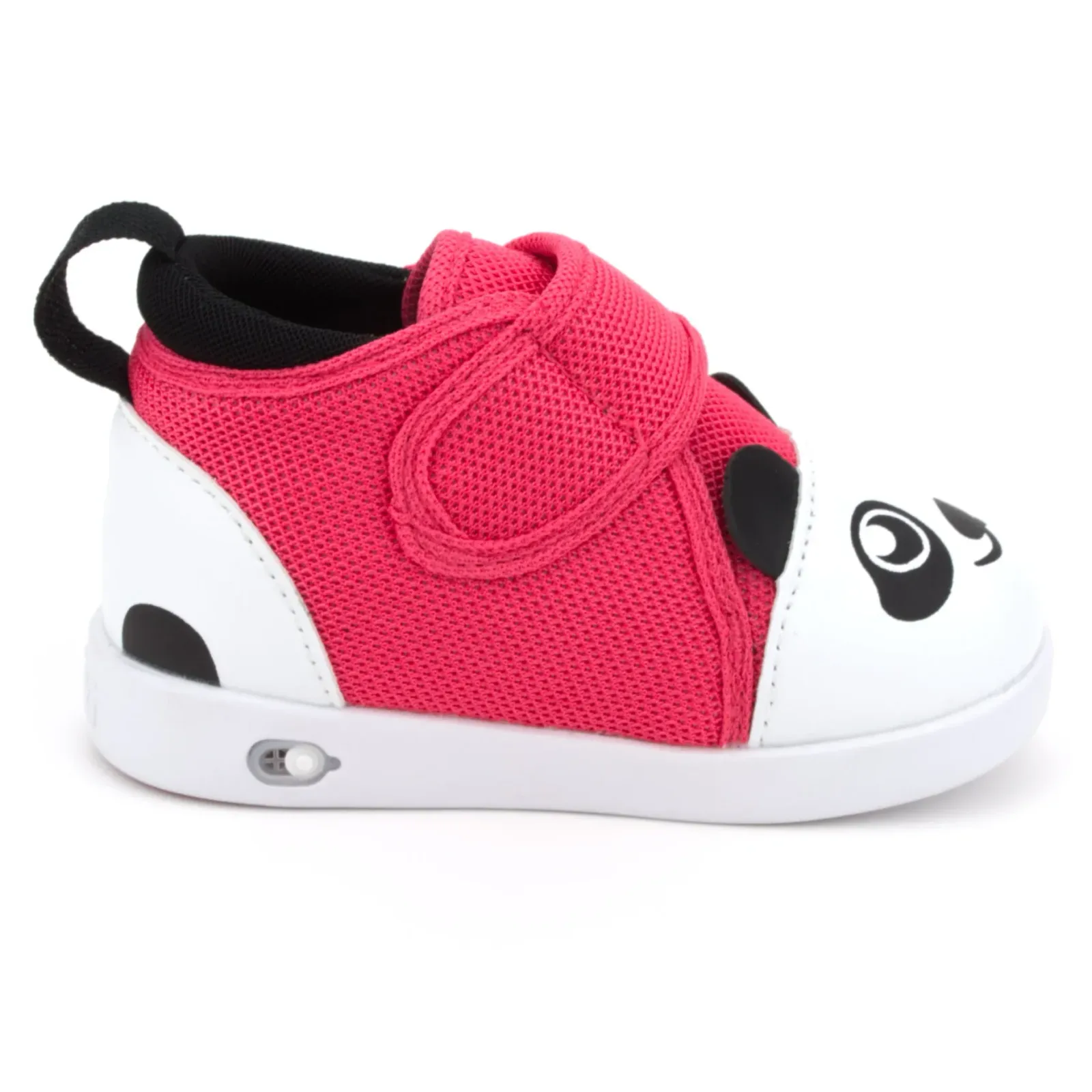 Panda Bear Squeaky Toddler Shoes for Girls and Boys V2 – Dark Pink