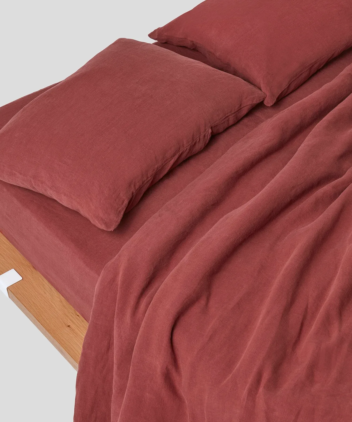 Linen Duvet Cover – Full/Queen – Terracota