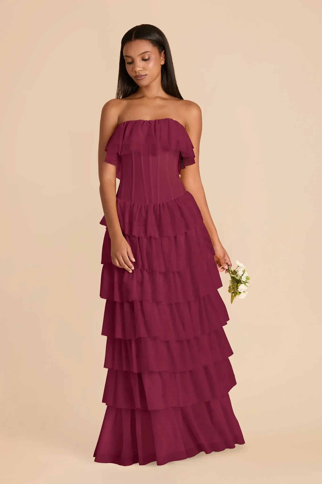 Avalon Tulle Dress – Berry