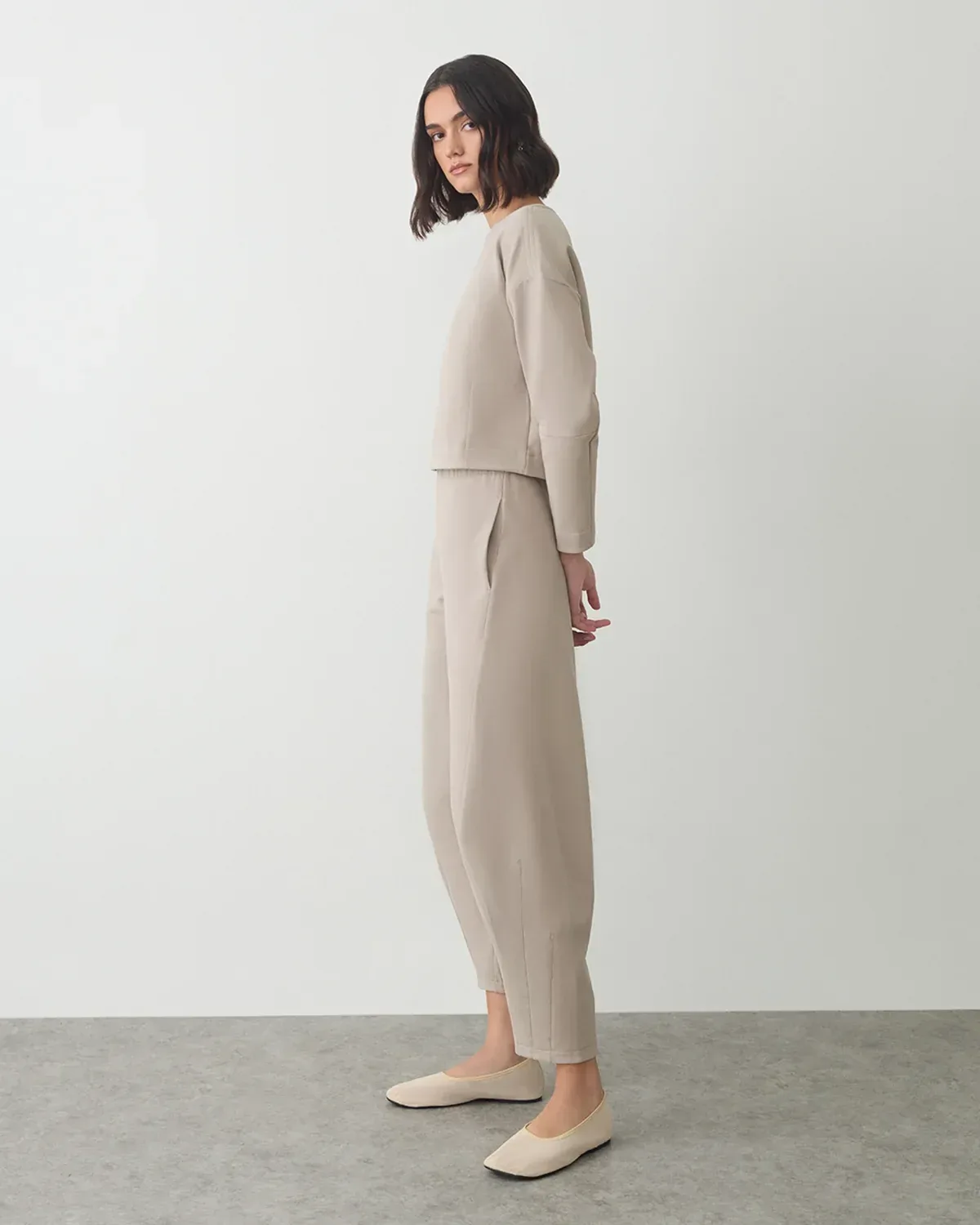 Fleece Cinched Top