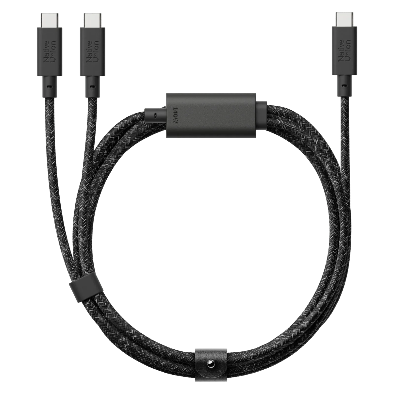 Belt Cable 2-in-1 USB-C to USB-C & USB-C Cable (140W)